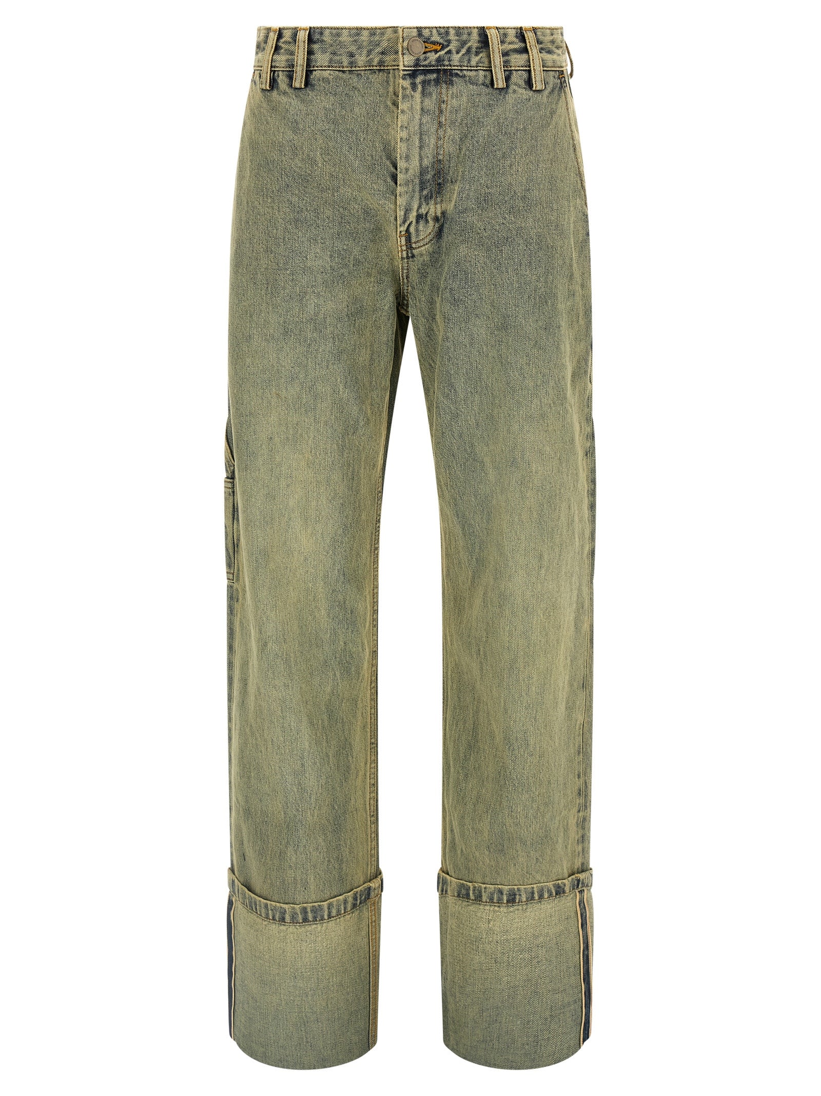 'Cuff Surface Wave' Jeans