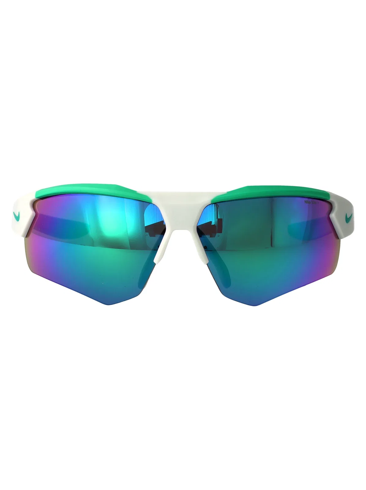 Matte Light Silver / Green Mir Acetate Sunglasses