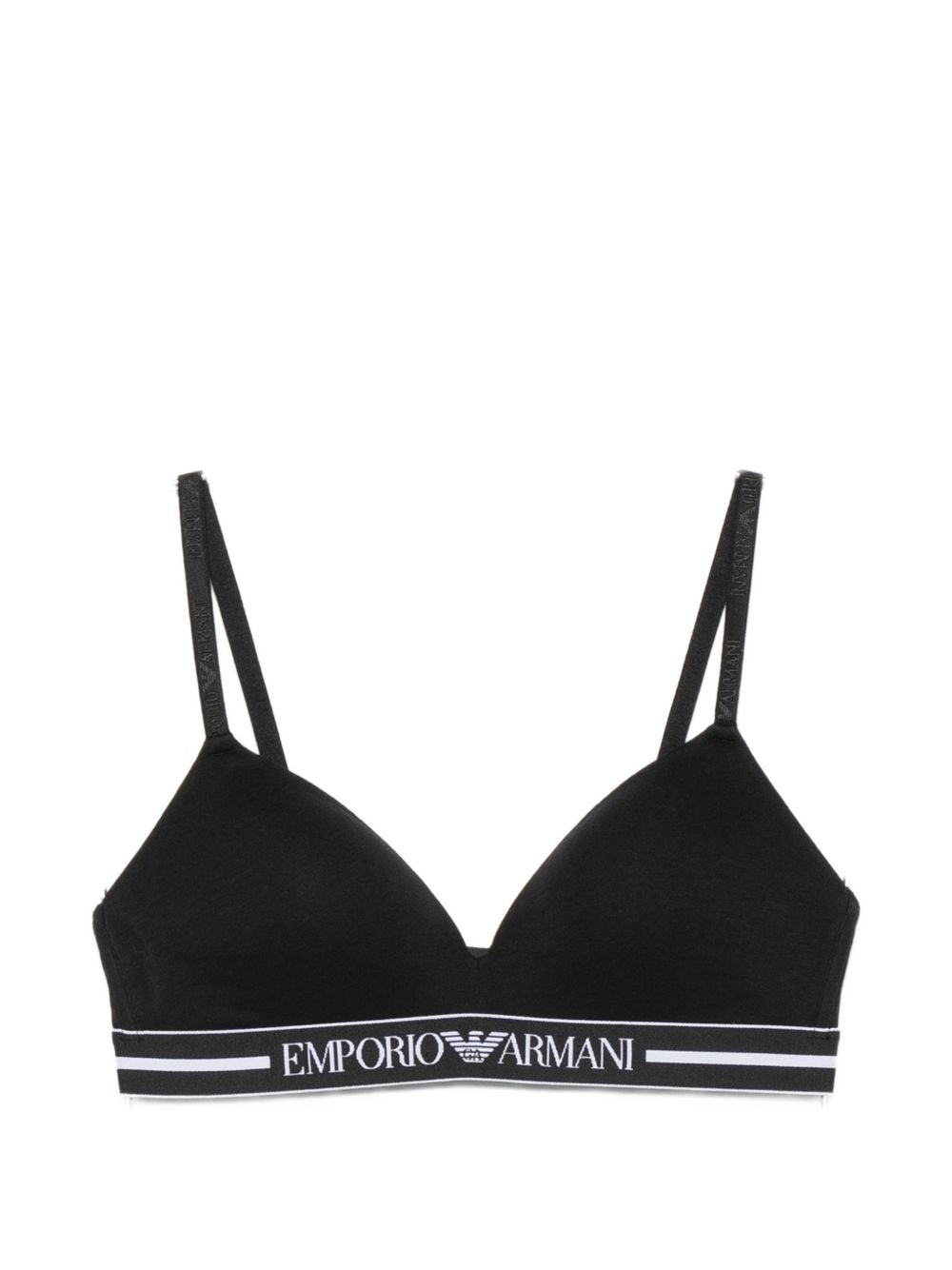Black Cotton Elastane Underwear