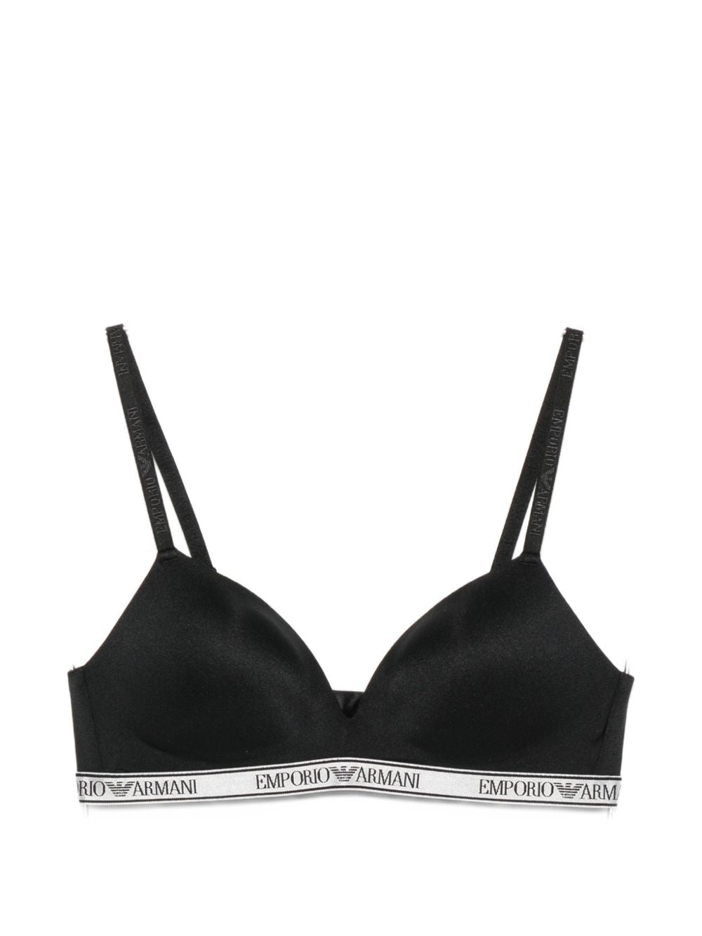 Black Cotton Elastane Underwear