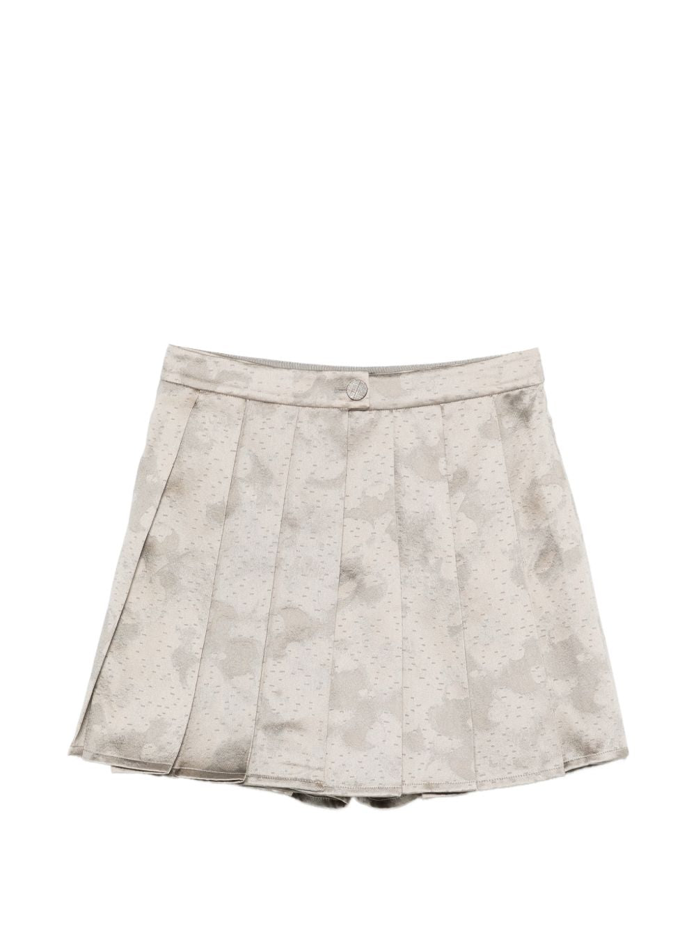 Grey Polyester Shorts
