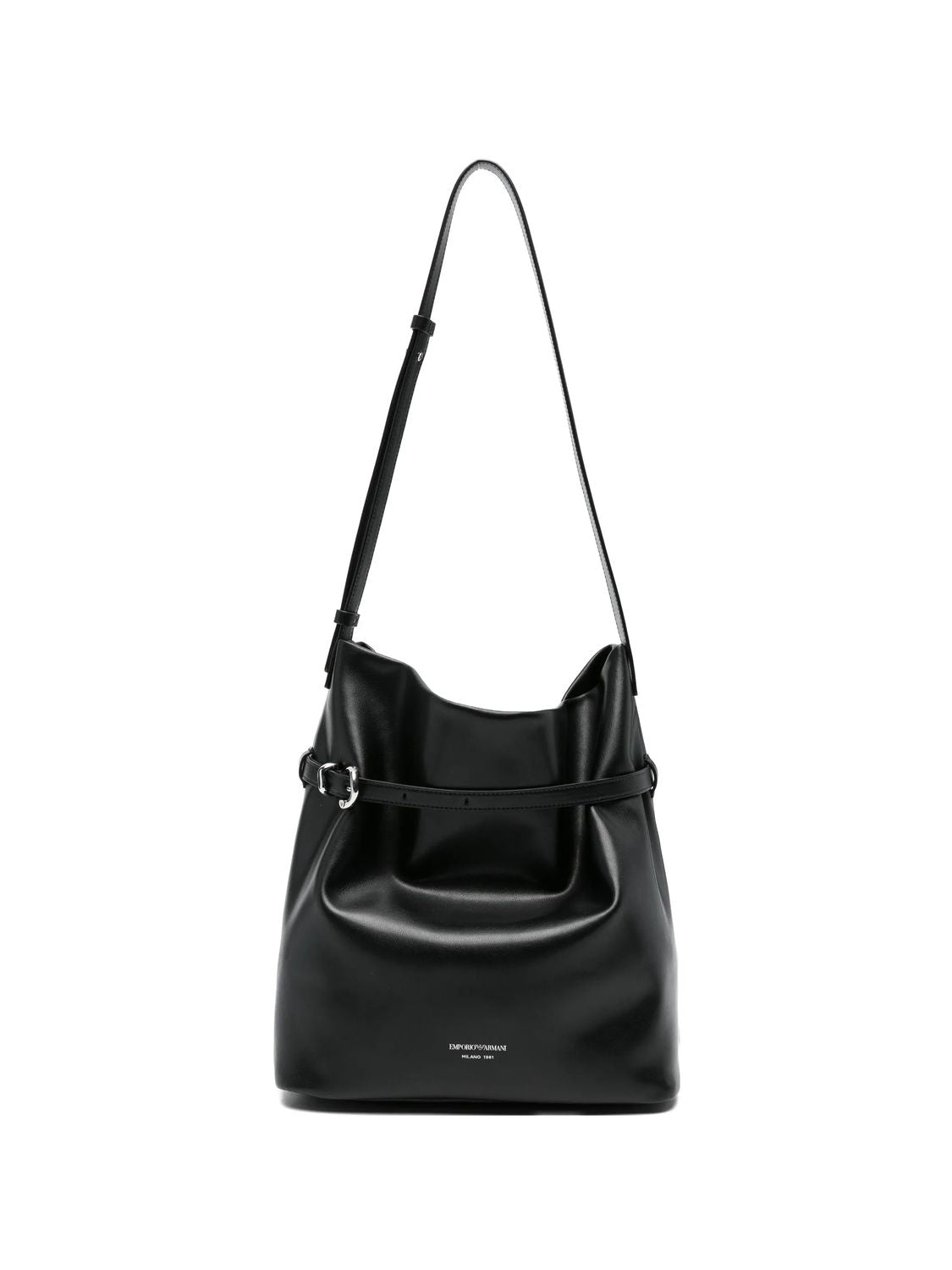 Buckle Strap Bucket Bag