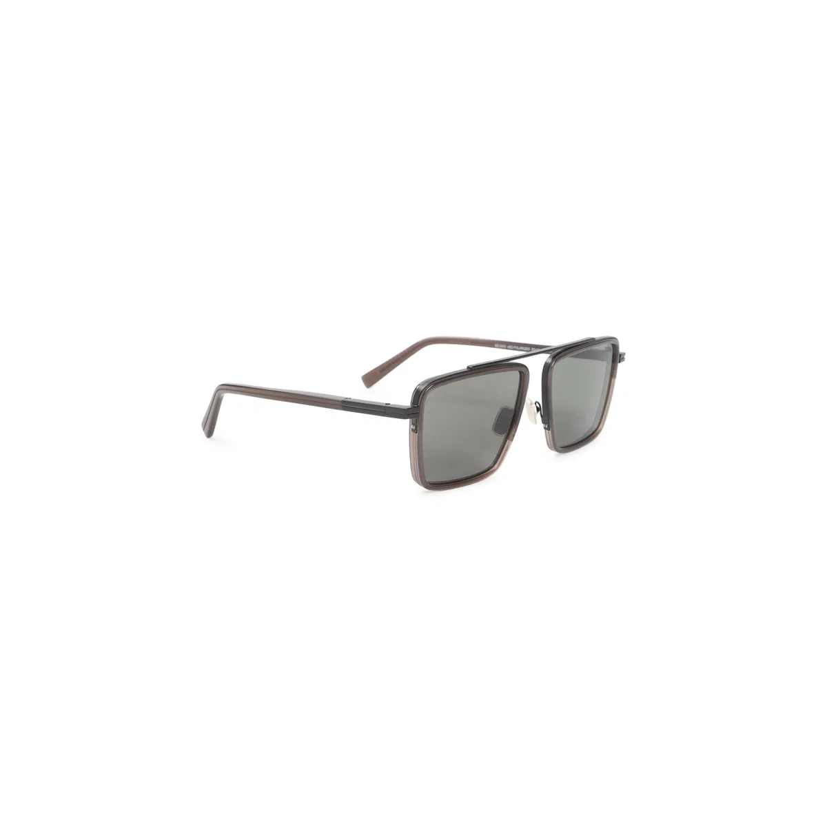 Zegna Brown Acetate Sunglasses