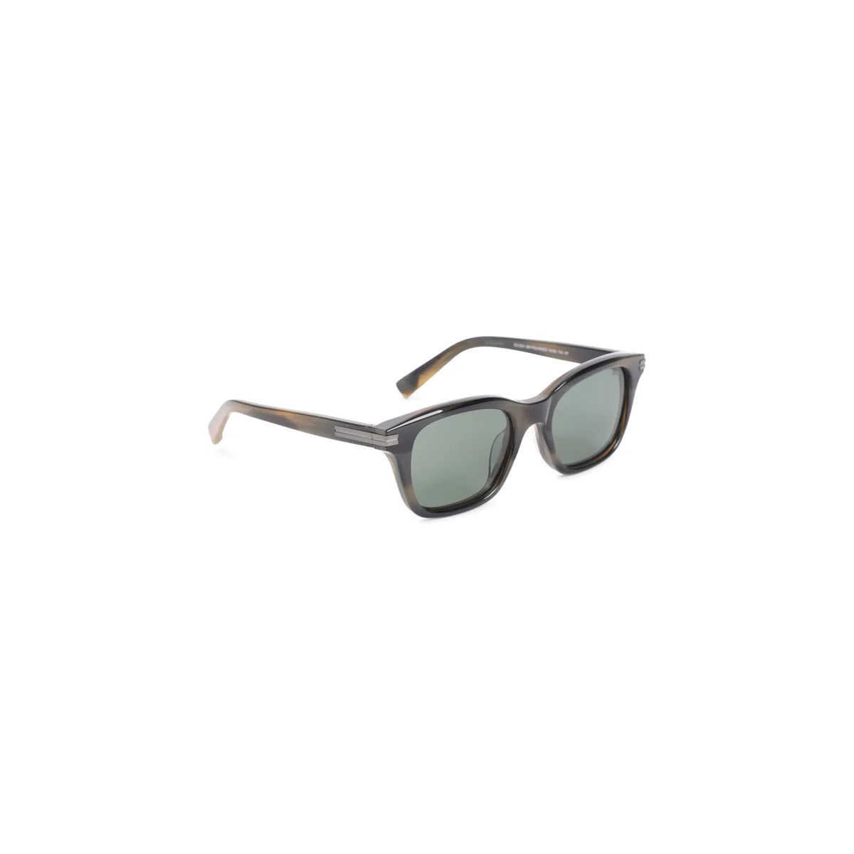 Zegna Brown Acetate Sunglasses
