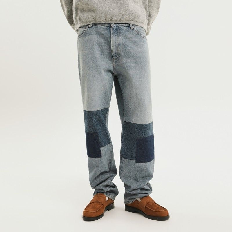 Malin Denim Pants With Patches