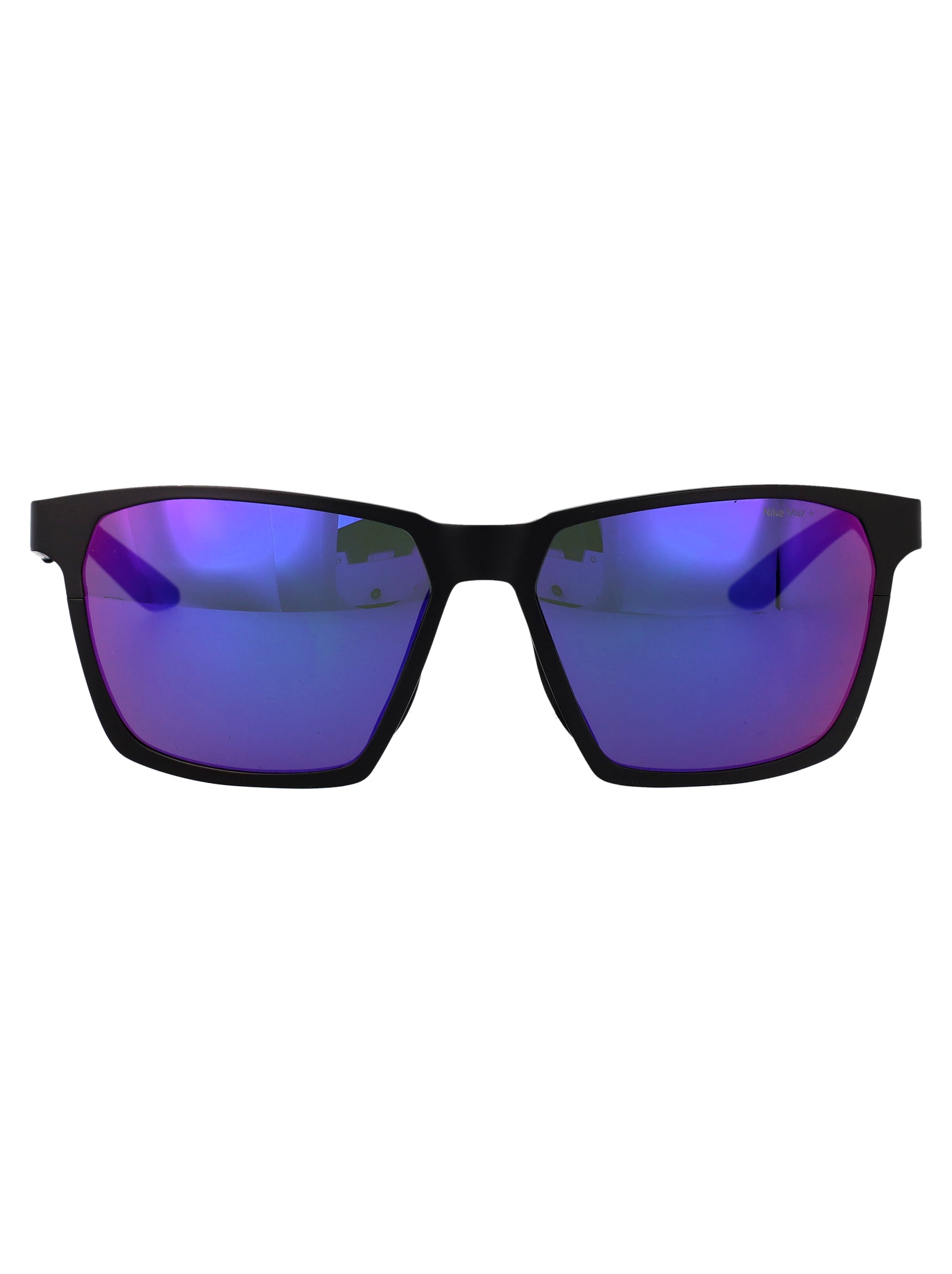 Matte Black / Infrared Mirror Metal Sunglasses