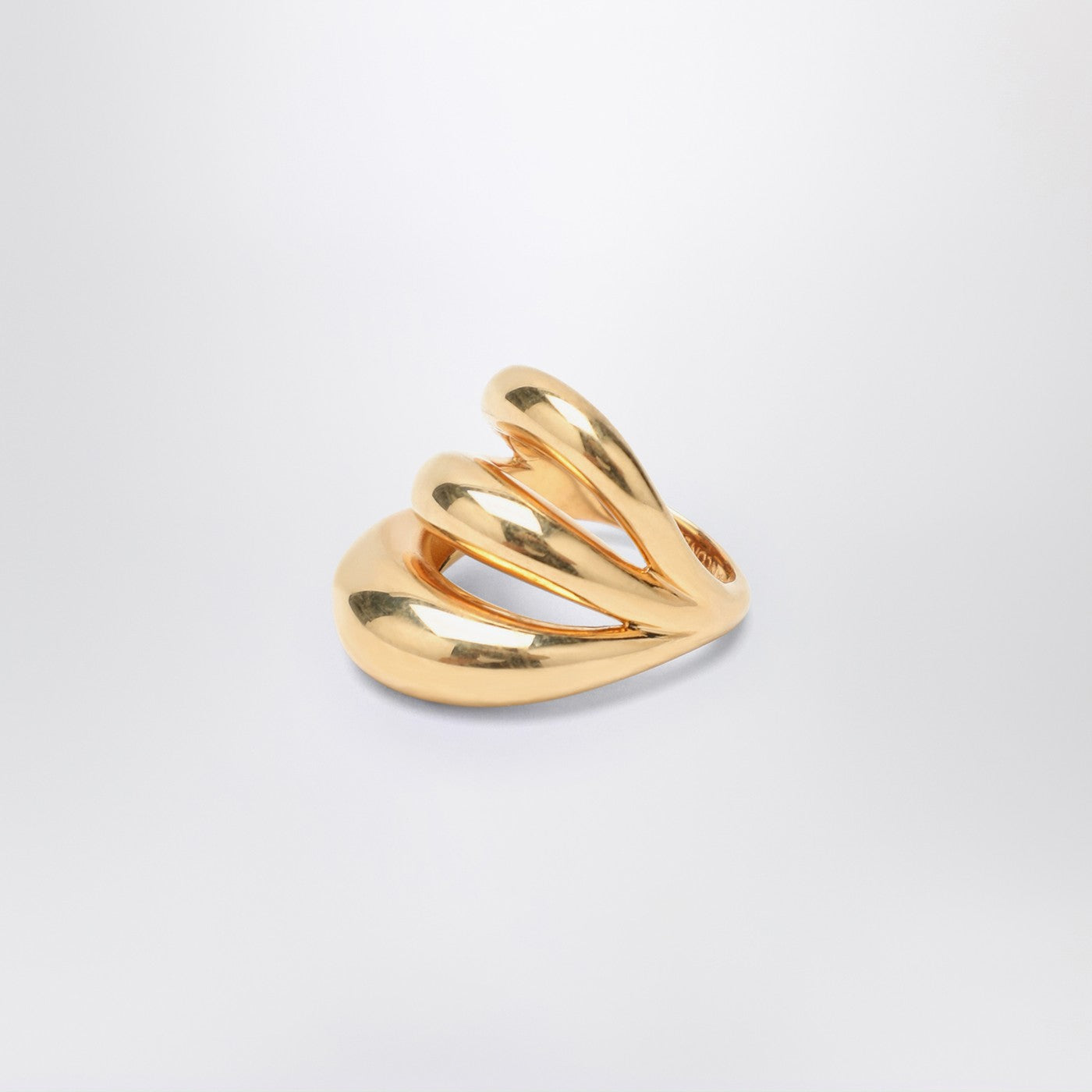 Triptych Blow Up Gold Ring