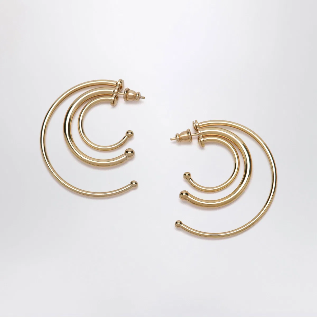 Panconesi Gold-tone Multi-hoop Earrings