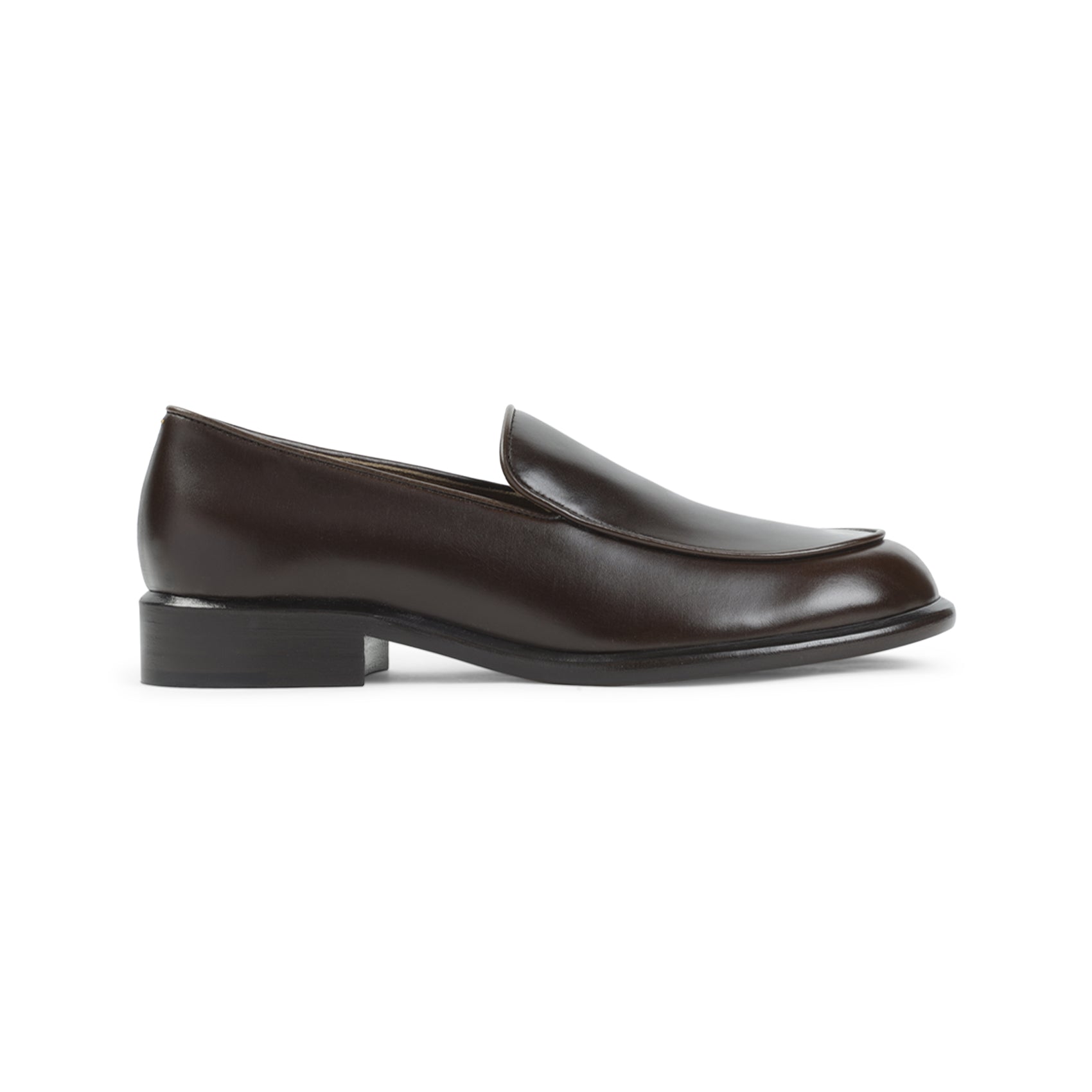 Vintage Brown Calf Leather Miles Loafers
