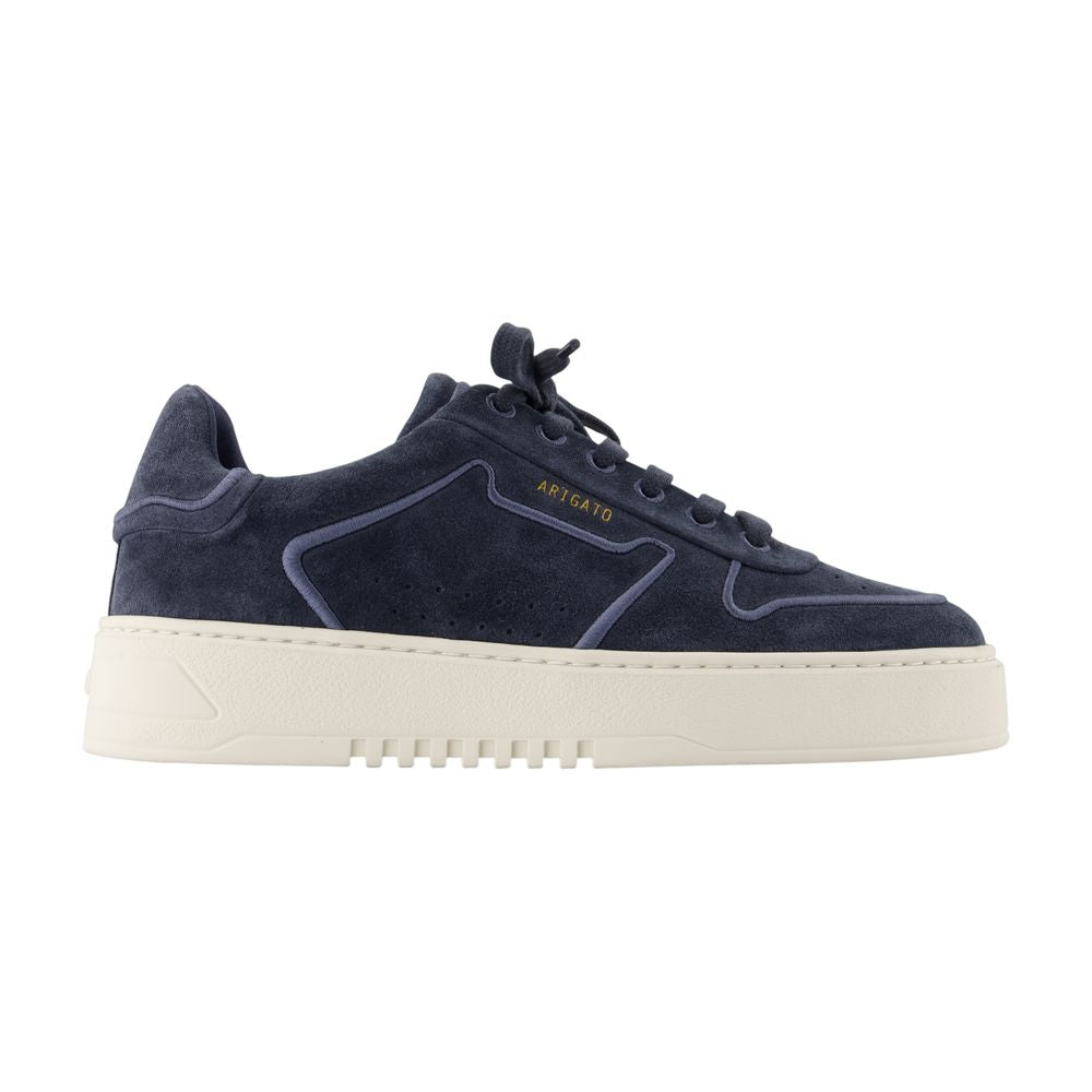 Orbit Embroidery Sneakers -  - Leather - Blue