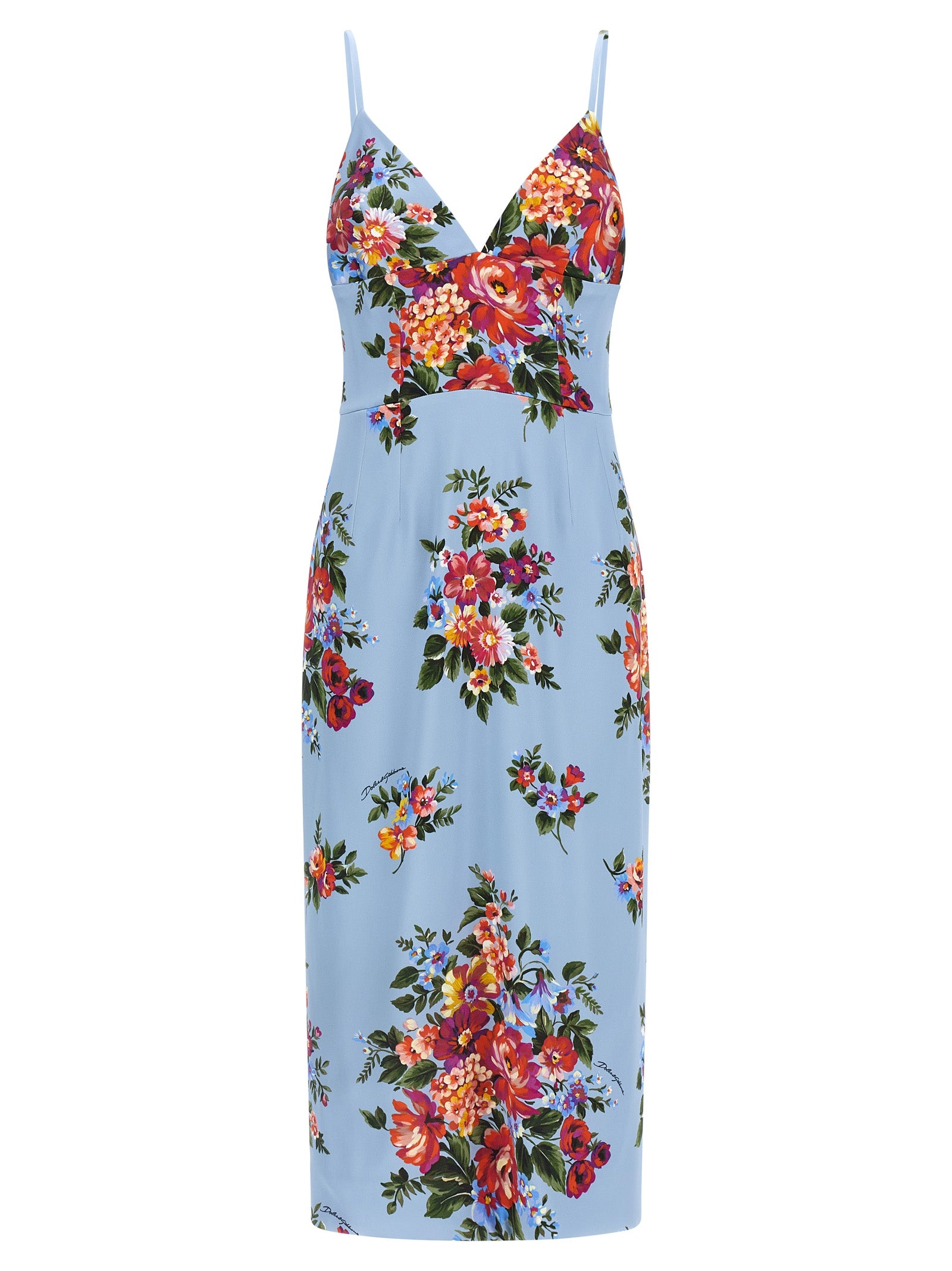 Dolce & Gabbana 'Mazzo Di Fiori' Print Dress