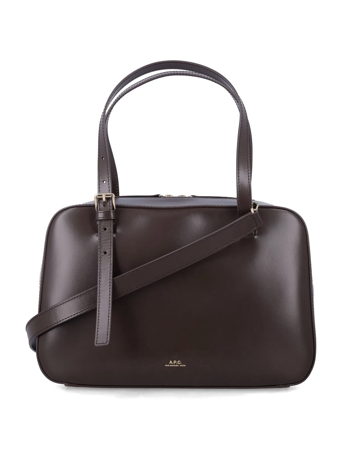 A.p.c. A.p.c. Virginie Leather Box Bag