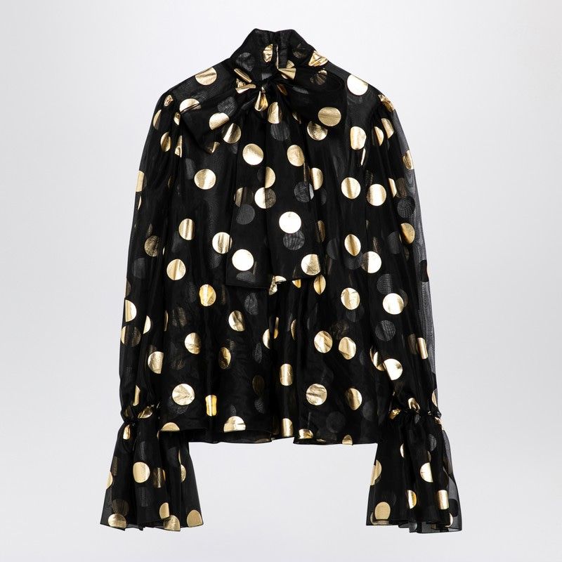Dolce & Gabbana Printed Organza Blouse