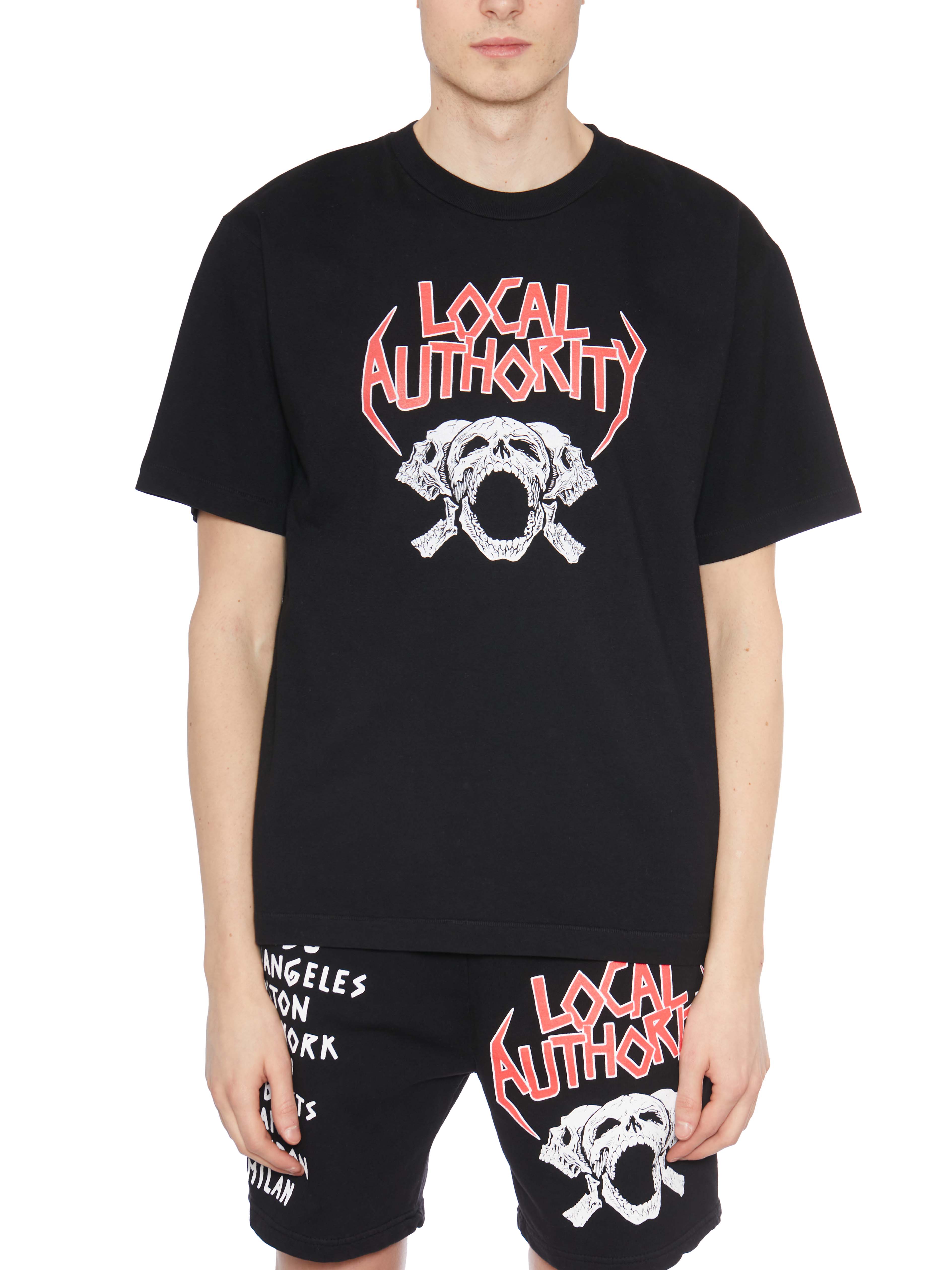 T-Shirt In Cotone Tri Skull O Shop