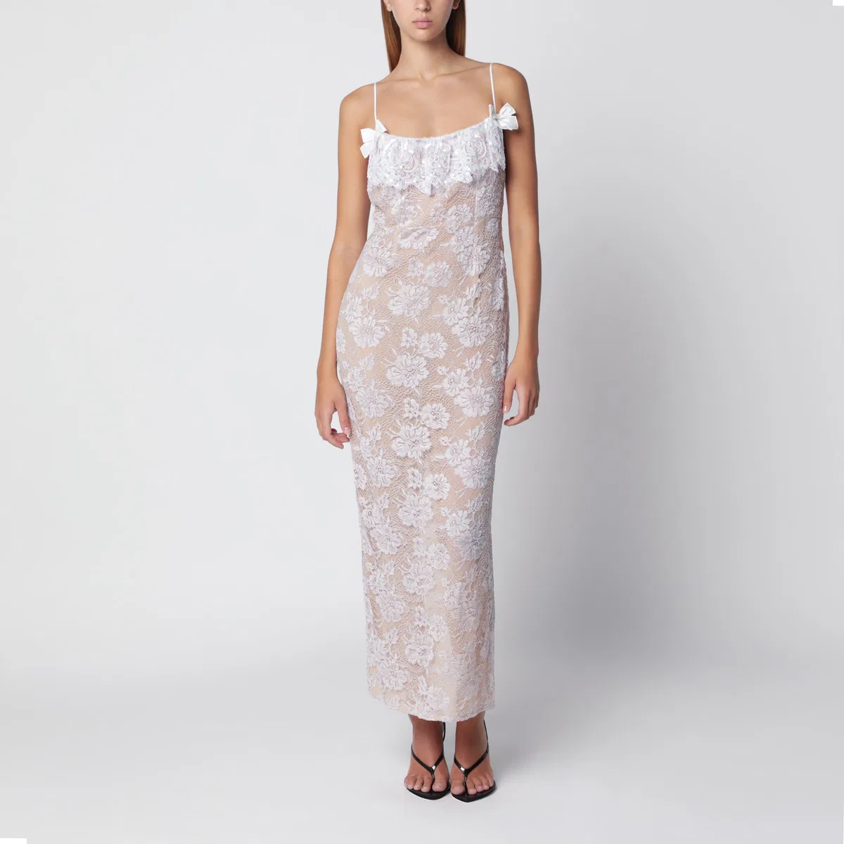 Lavender Lace Slip Dress