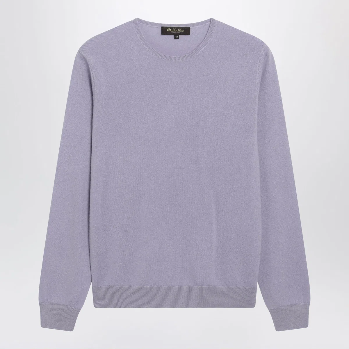 Sergio Crewneck Cashmere Sweater In Purple