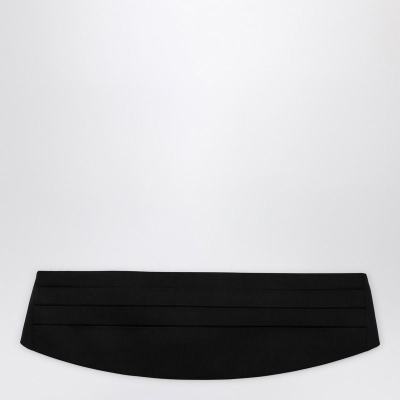 Dolce & Gabbana Black Satin Smoking Band