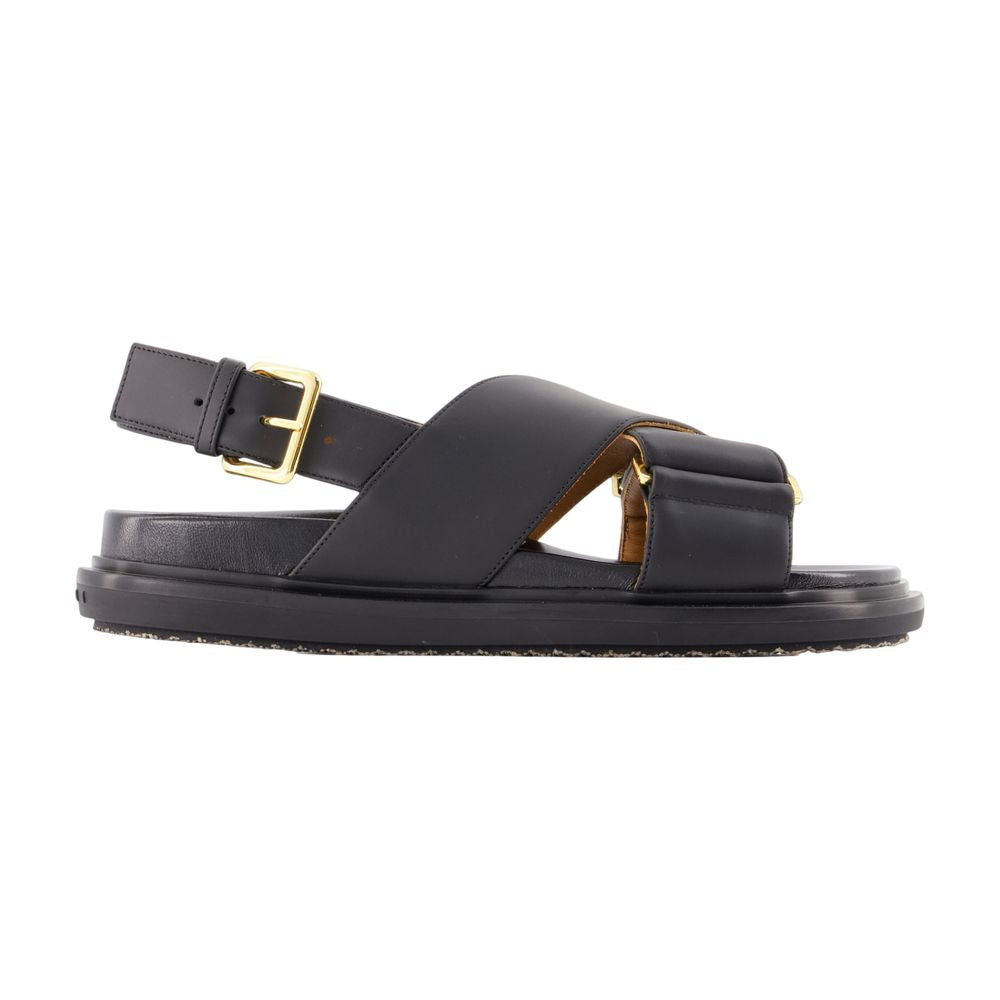 Fb Criscross Sandals -  - Leather - Black