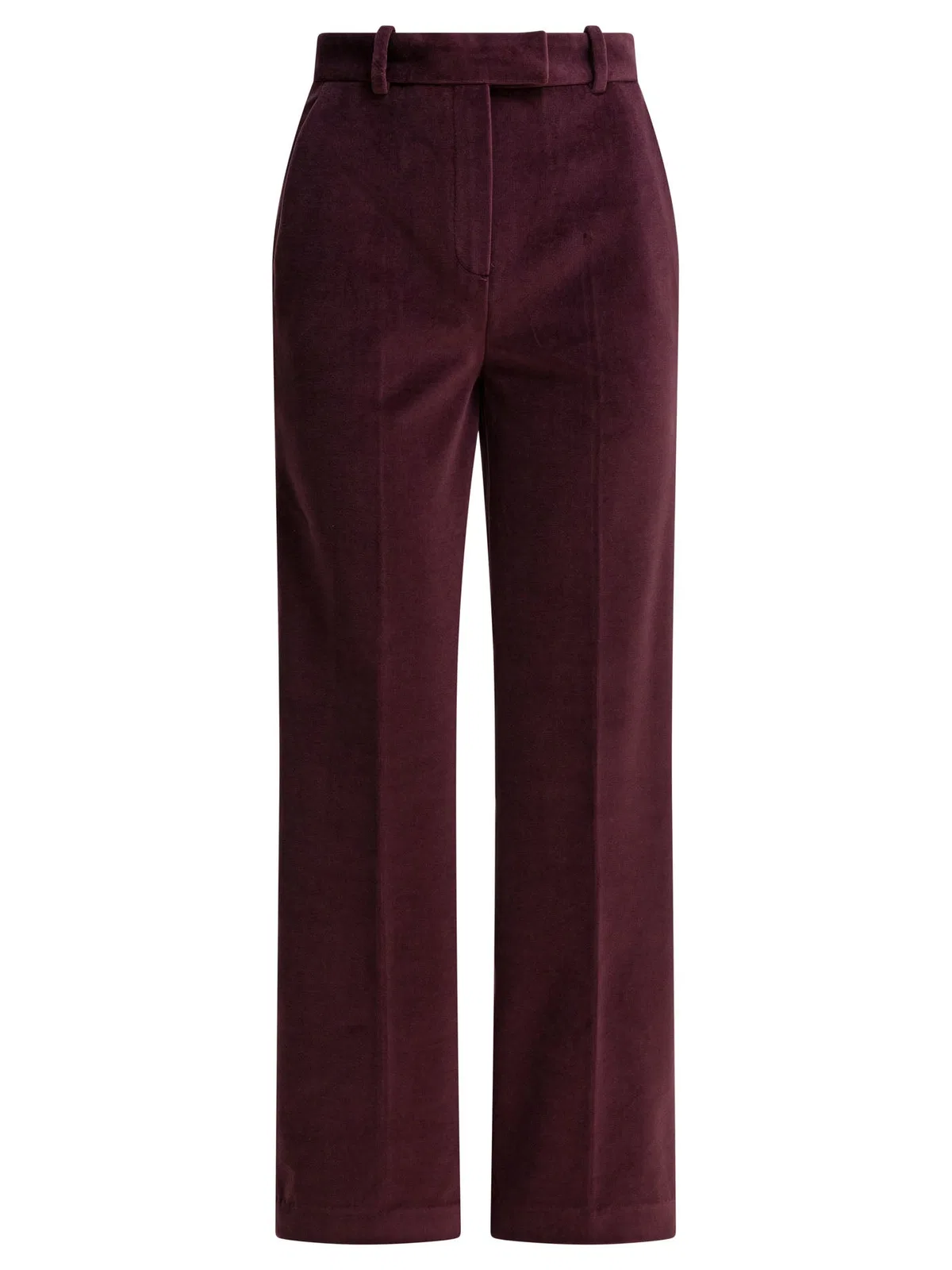 Bordeaux Cotton Blend Trousers