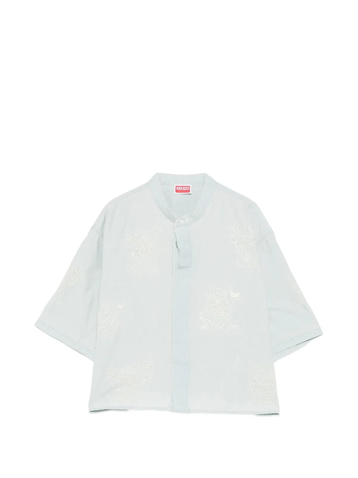 Kenzo Cotton Shirt In Dy