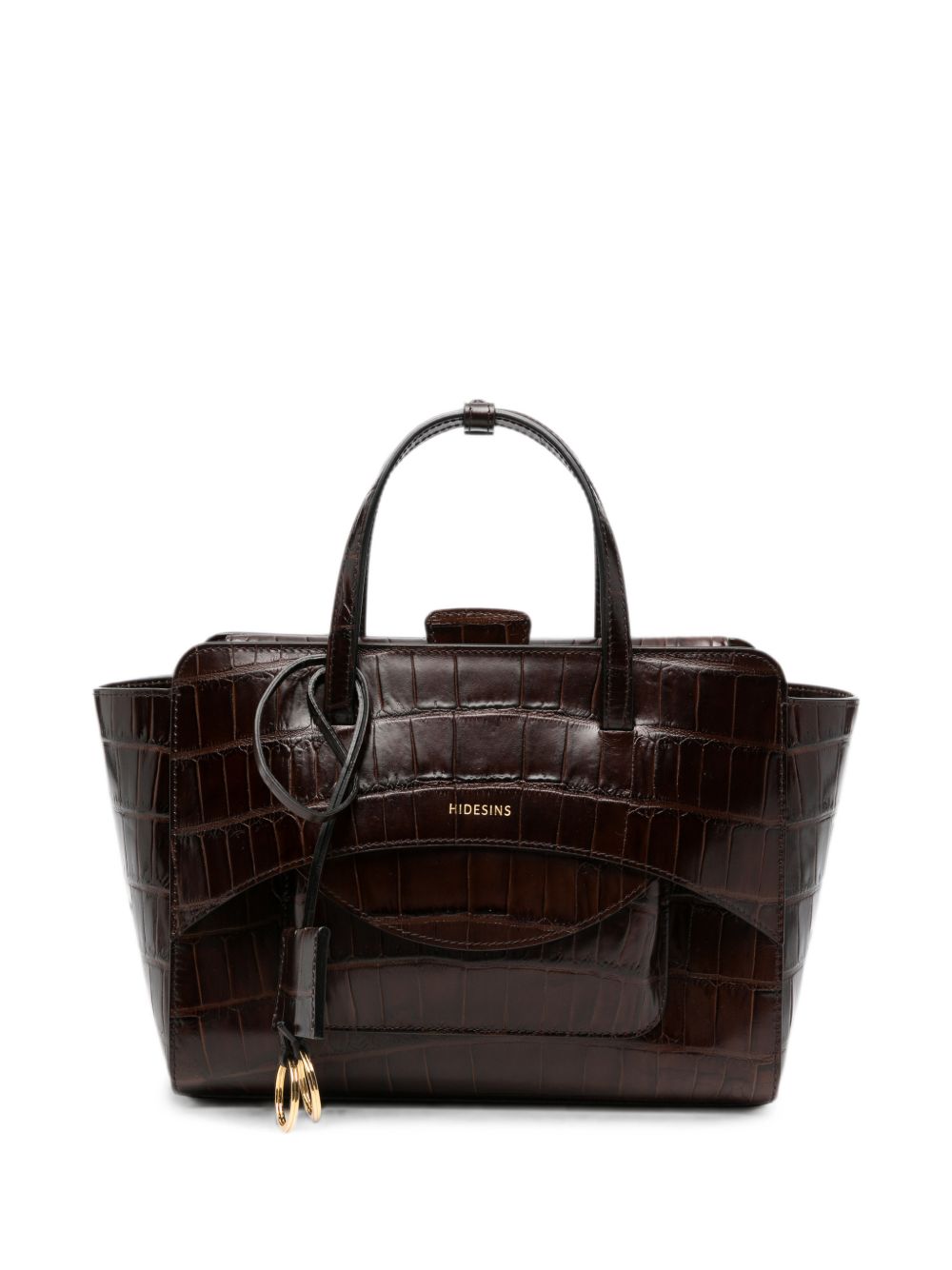Flap Medium Leather Tote