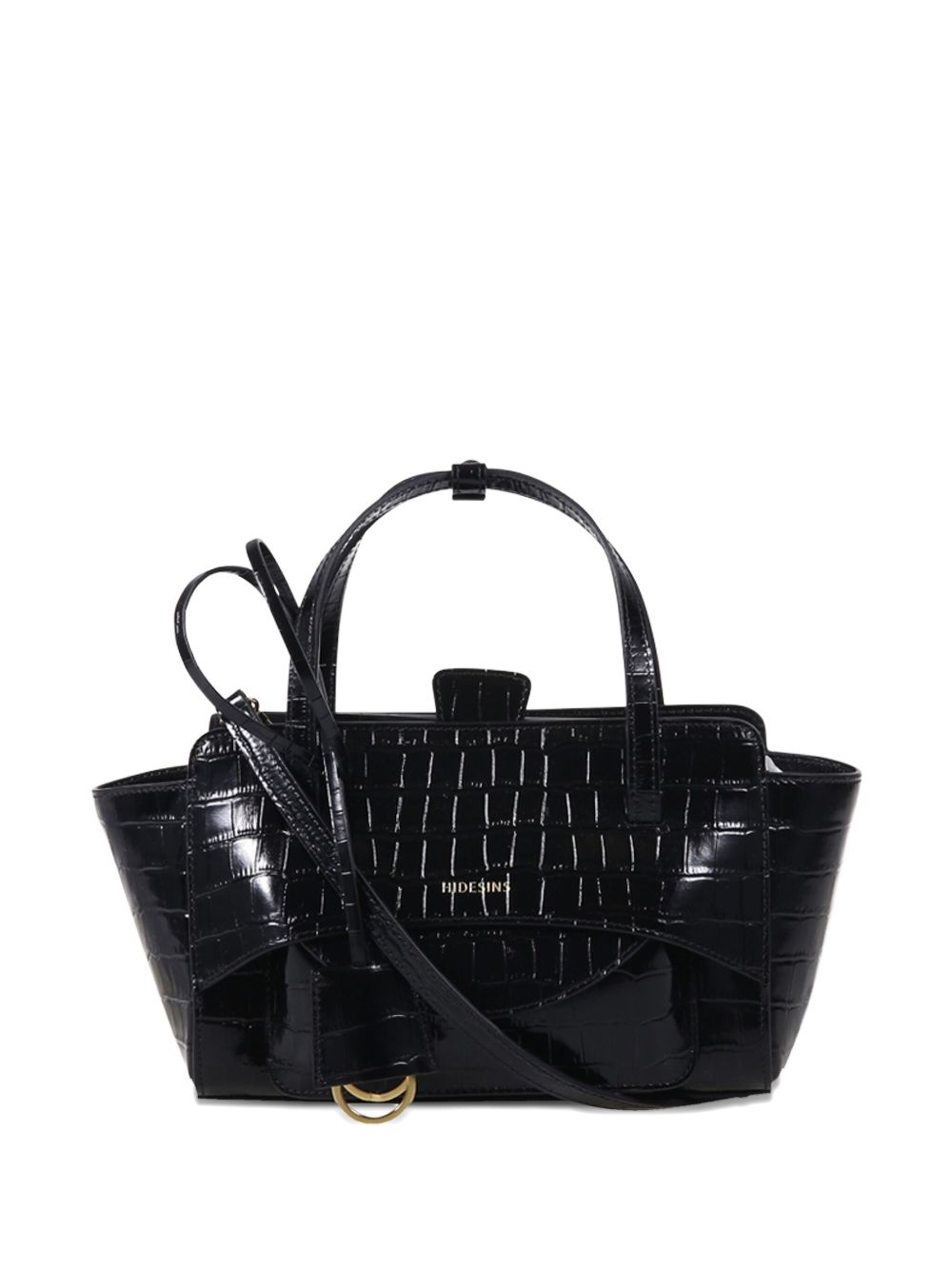 Flap Small Leather Tote