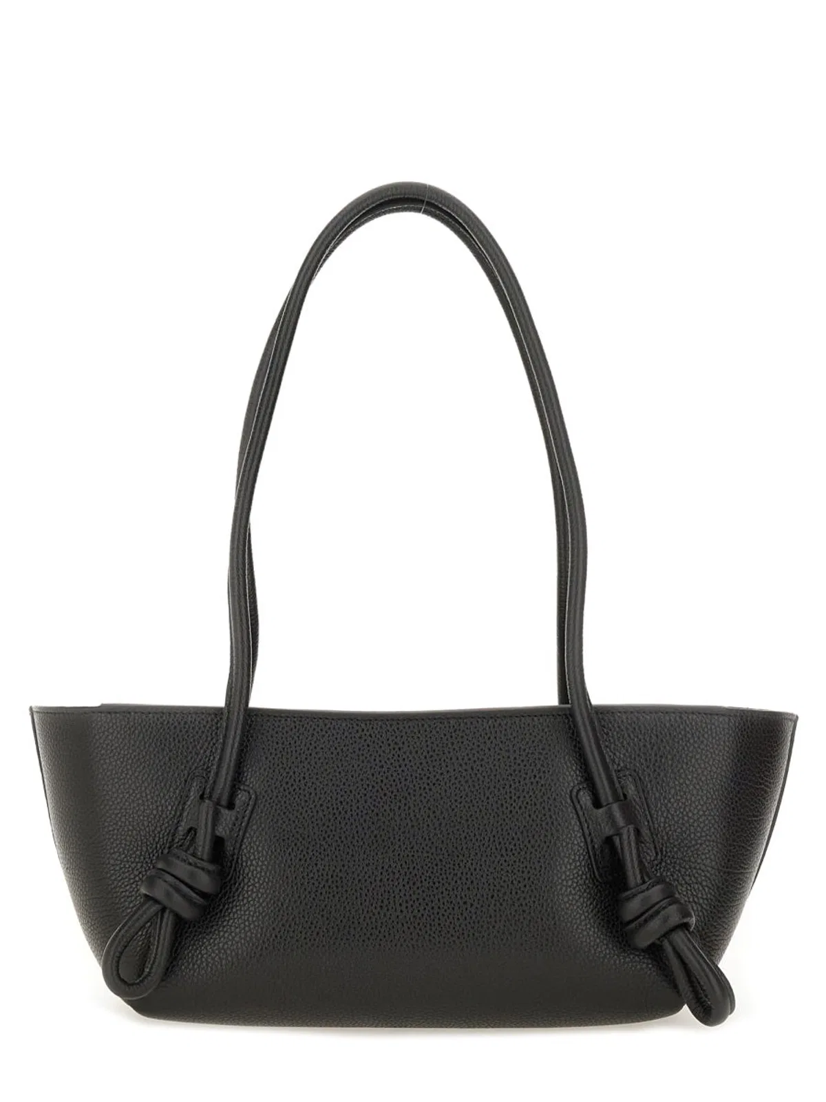 Black Leather Shoulder Bag