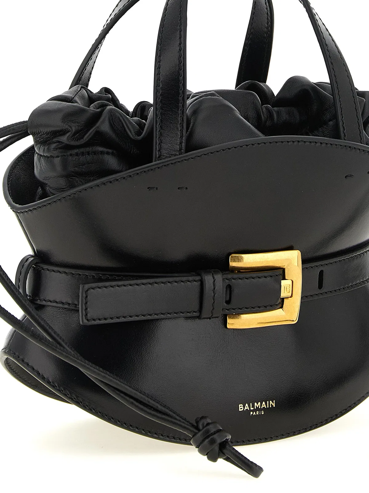 Balmain 'shuffle' Mini Handbag In Black