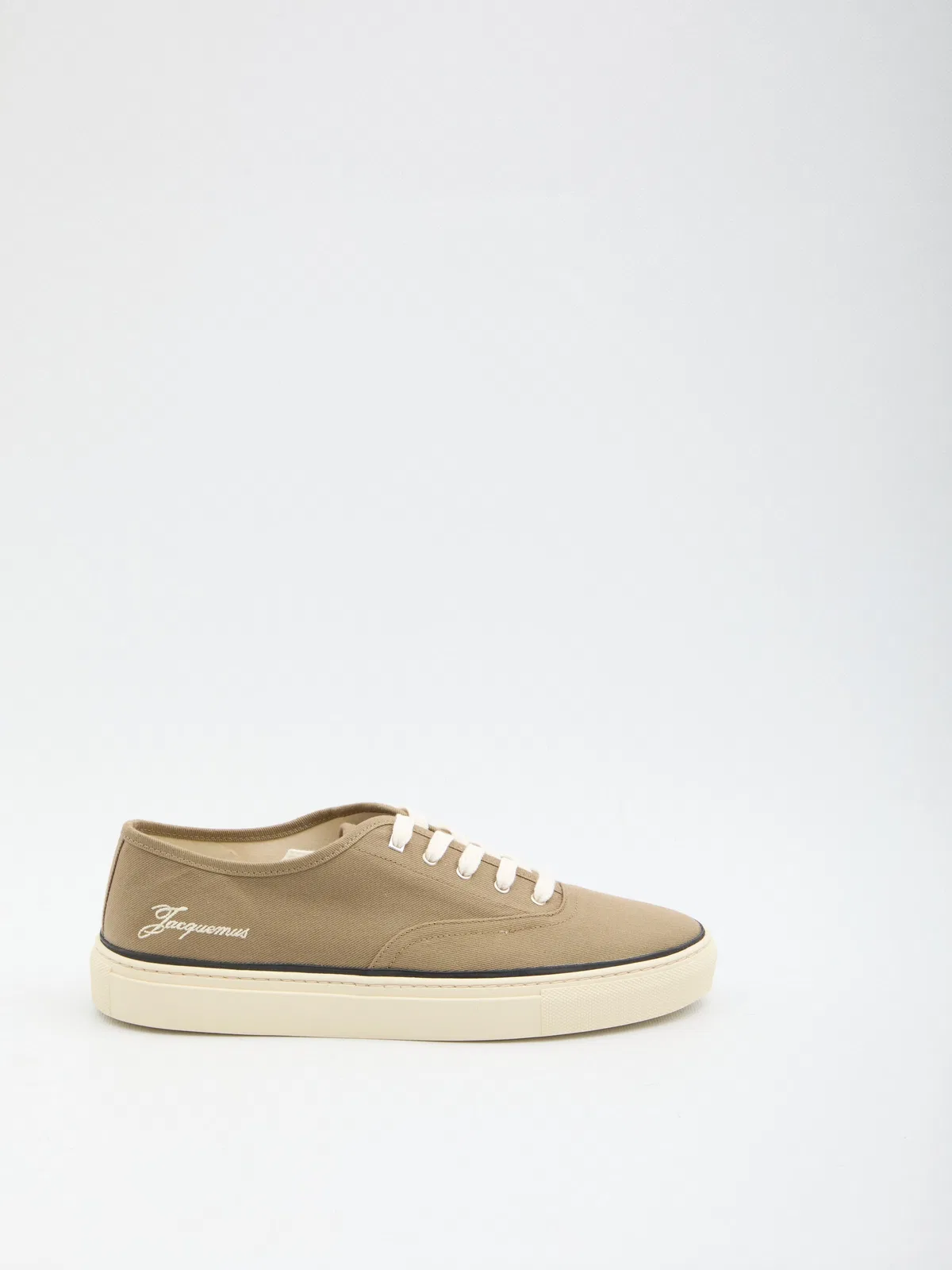 Jacquemus Brown Cotton Sneaker