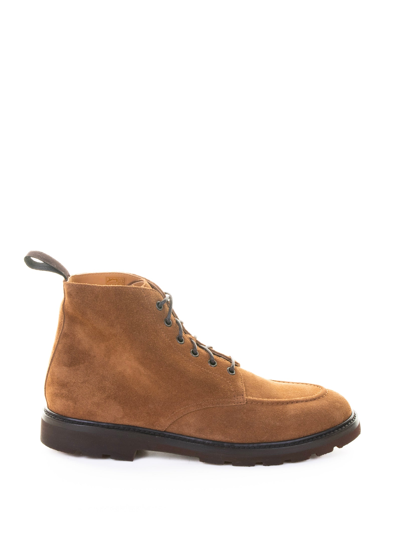 Leather Ankle Boot With Suede Laces