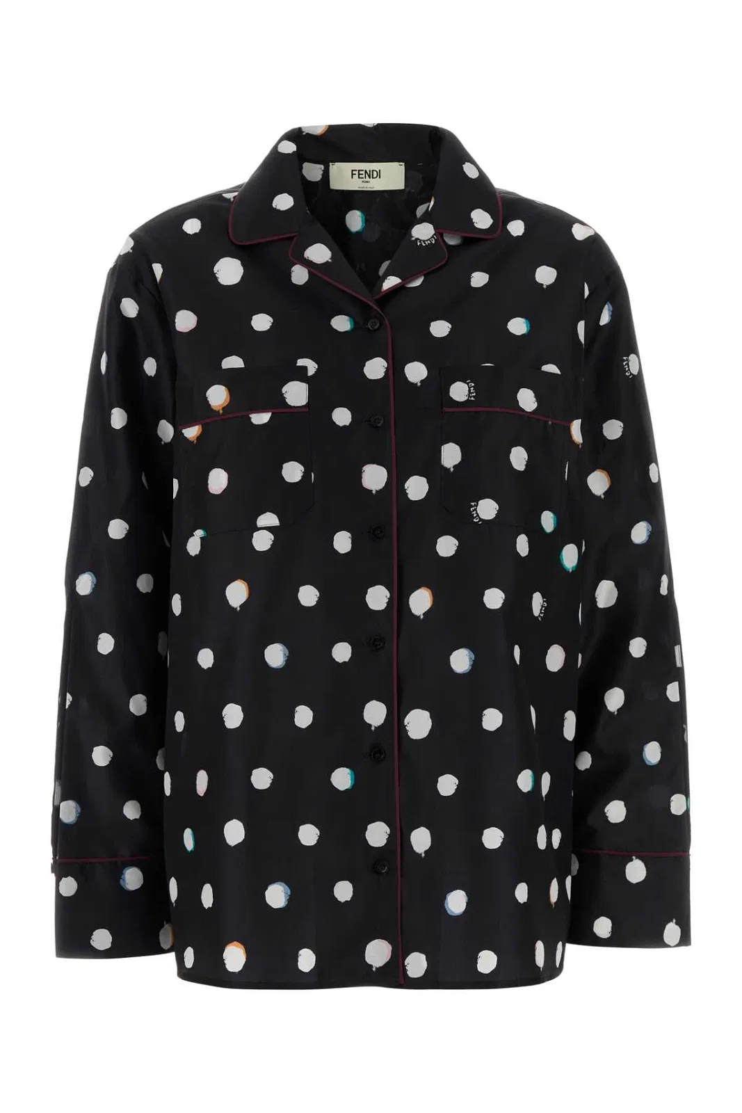 Fendi Printed Silk Shirt