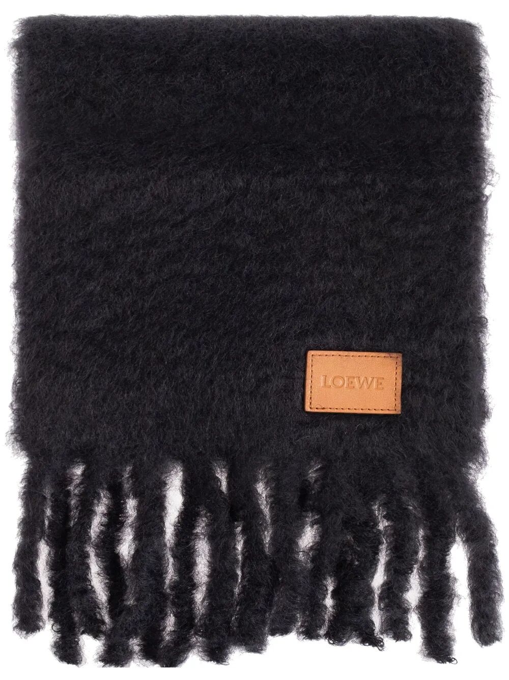 Brushed-Finish Wool Scarf
