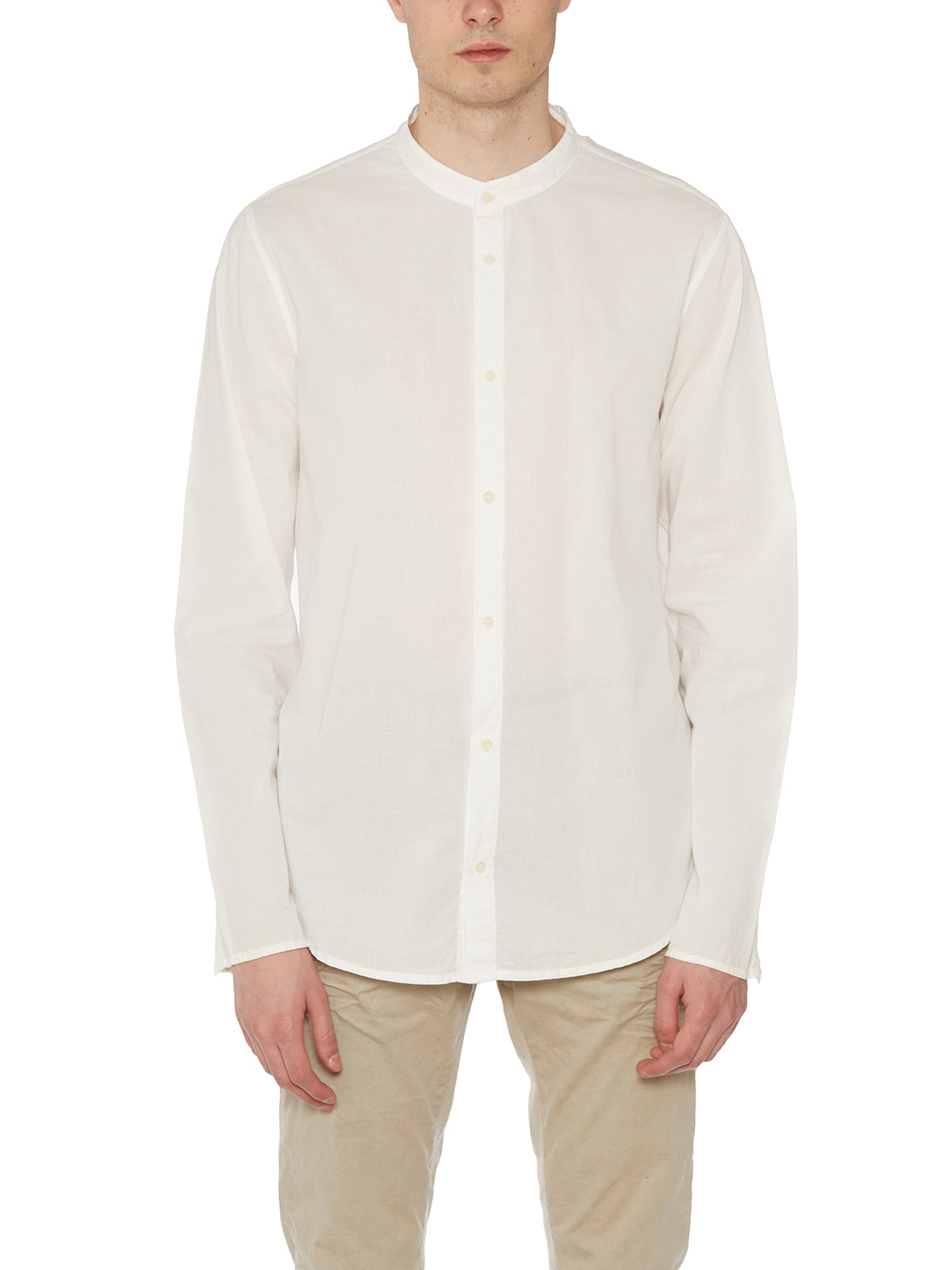 Camicia Coreana In Cotone