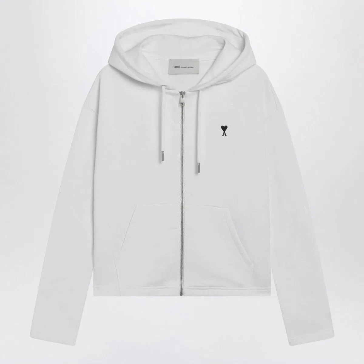 White Ami De Coeur Zipup Hoodie