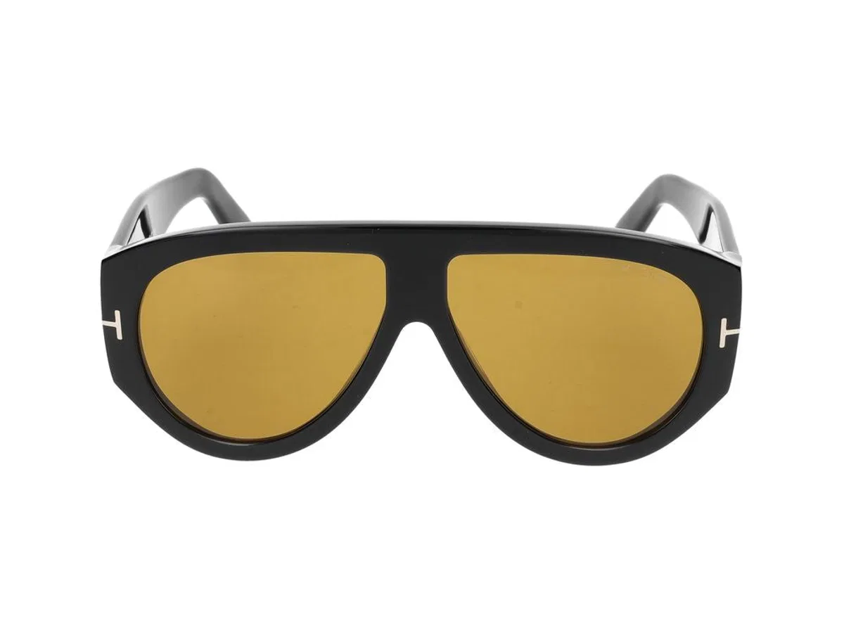 Eyewear Black Yellow Acetate Sunglasses