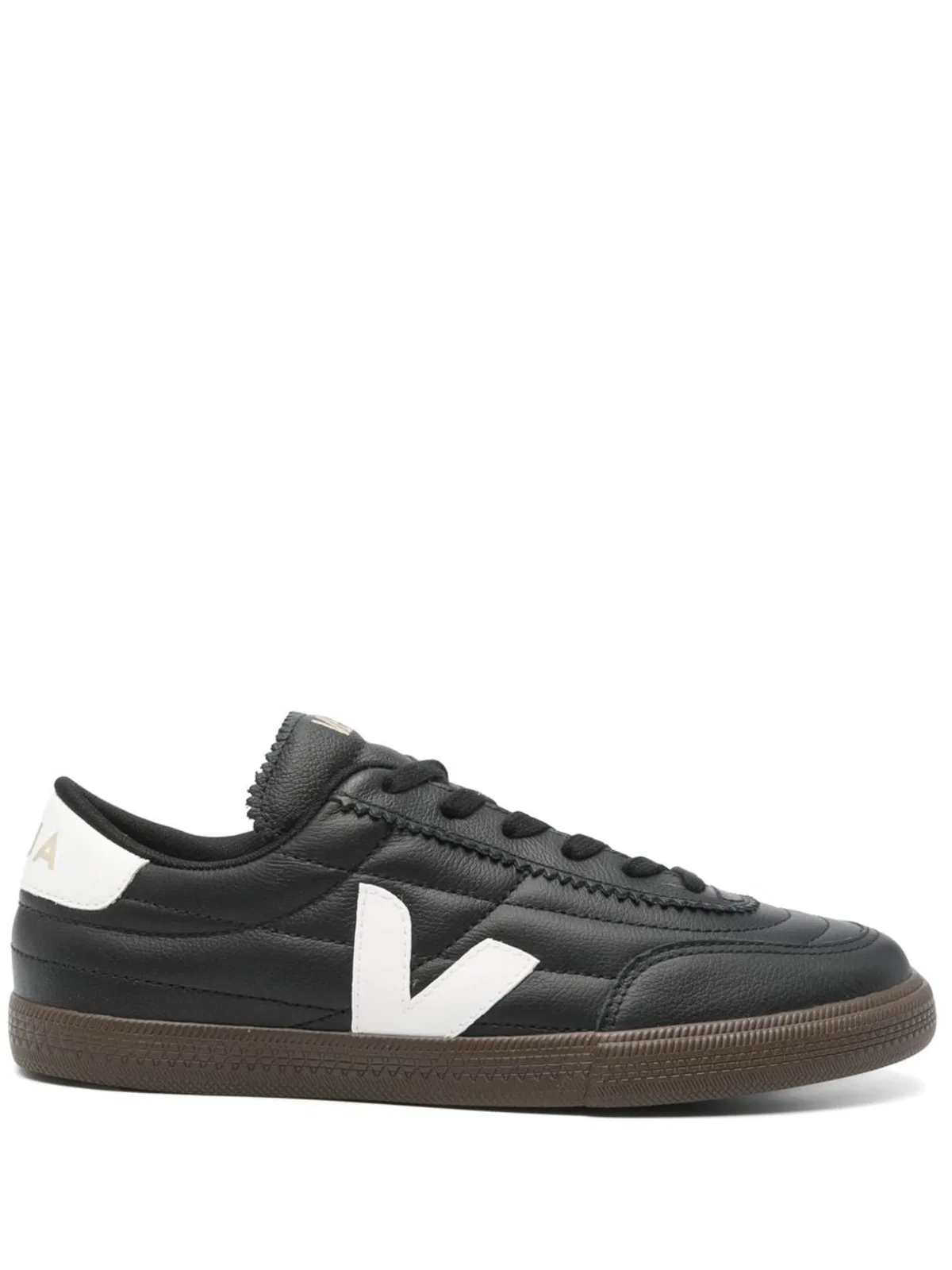 Black Lace Up Logo Shoes