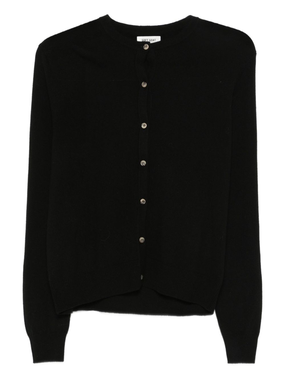 Buttoned Crew Neck Sweater
