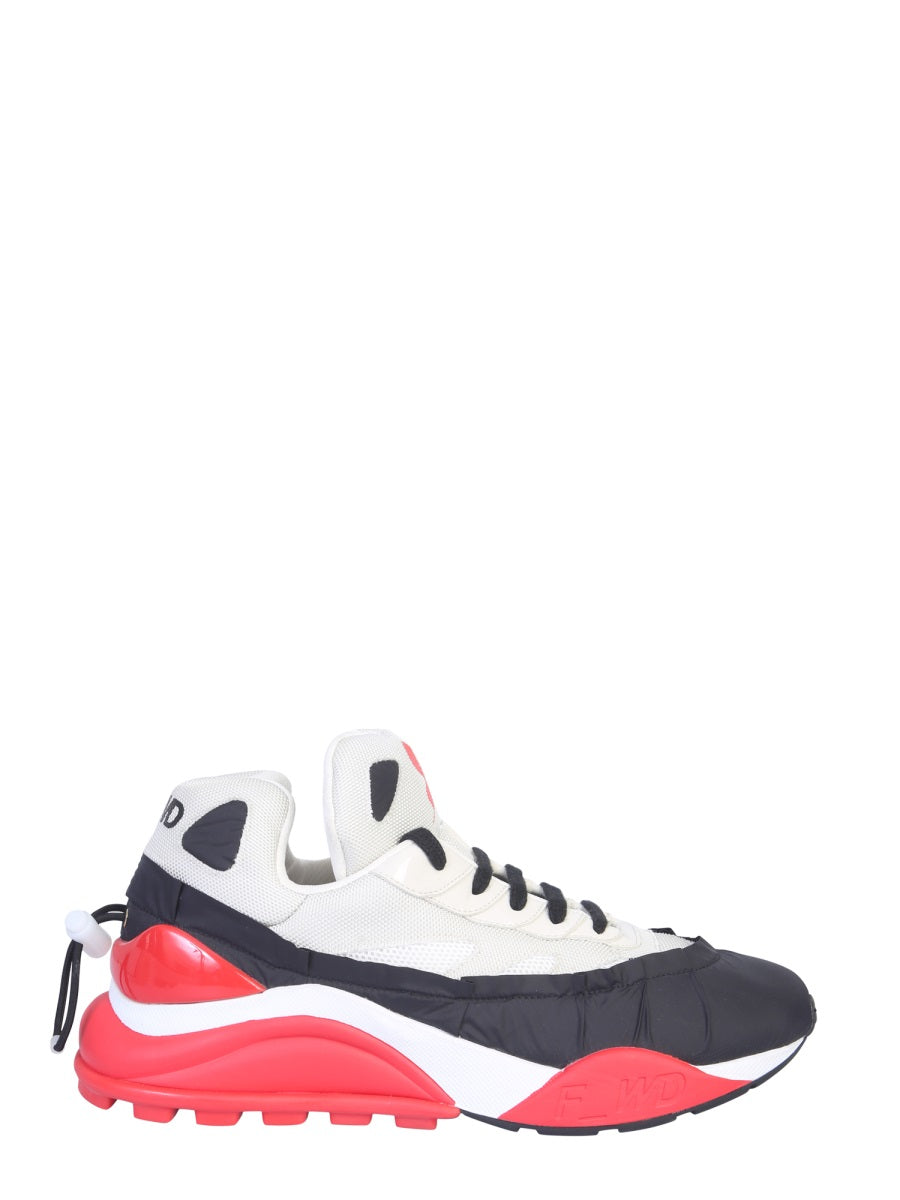 Nylon And Mesh Sneakers