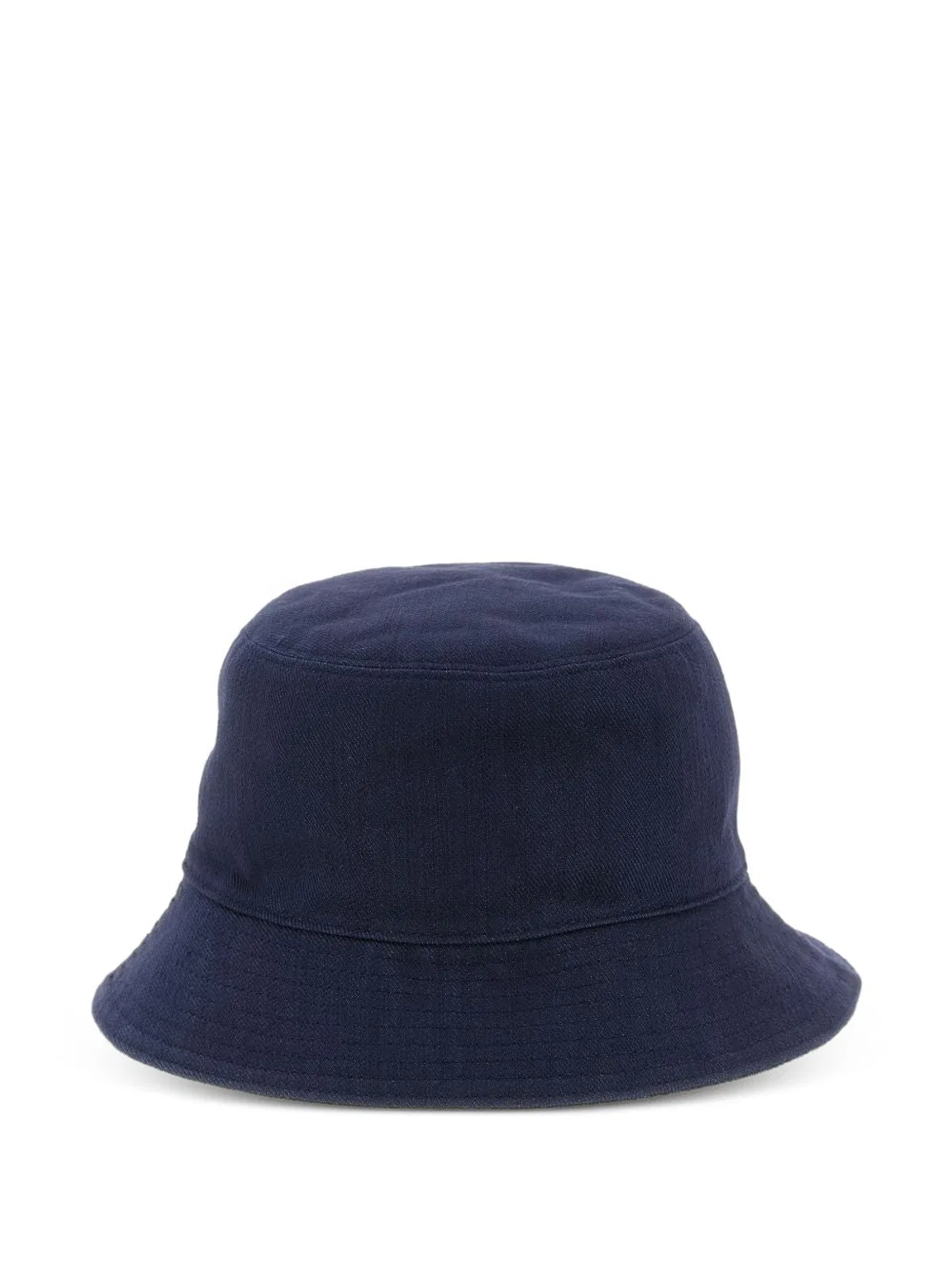 Fendi Reversible Monogram Denim Cap In Blue