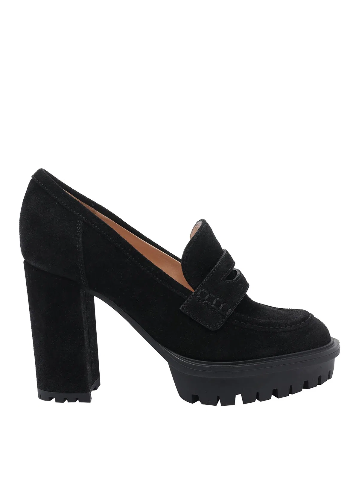 Black Hadden Pump Loafers