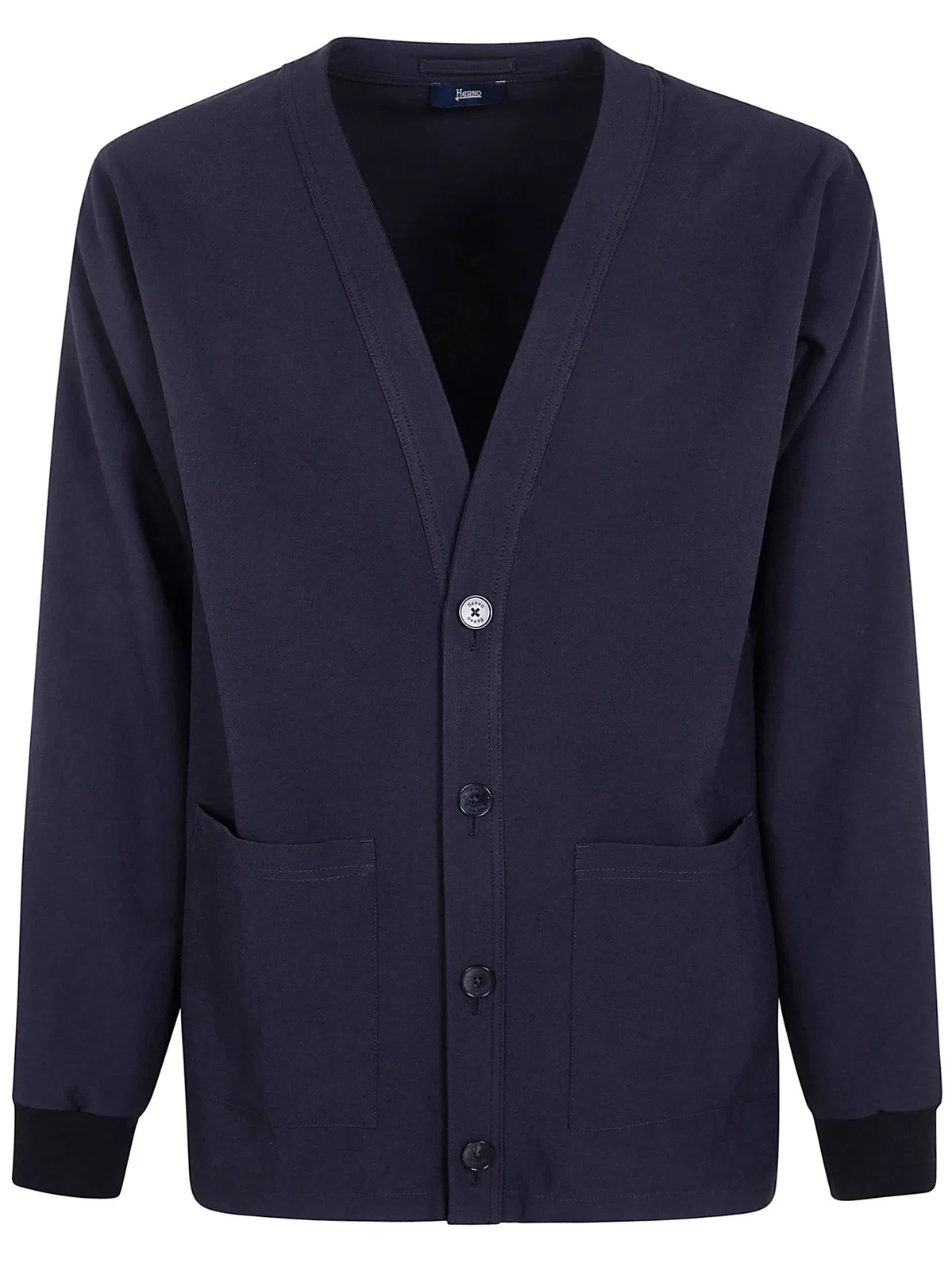 Herno Cardigan Jacket In Black