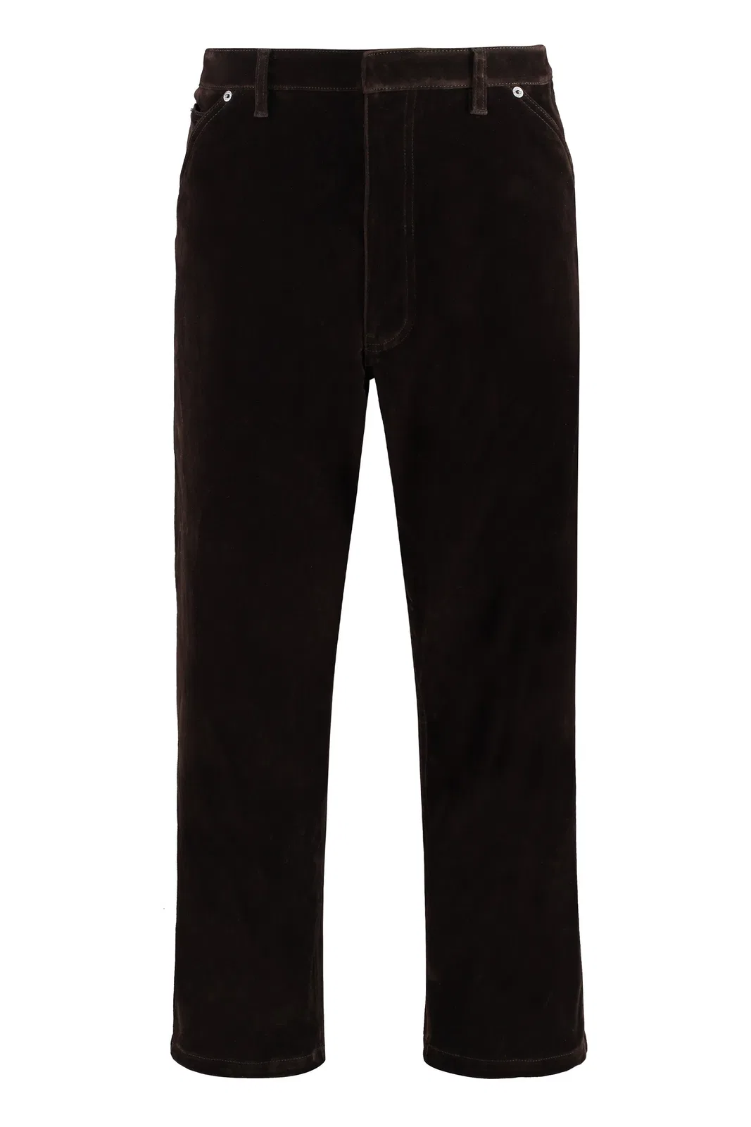 Dark Brown Velvet Denim Pant