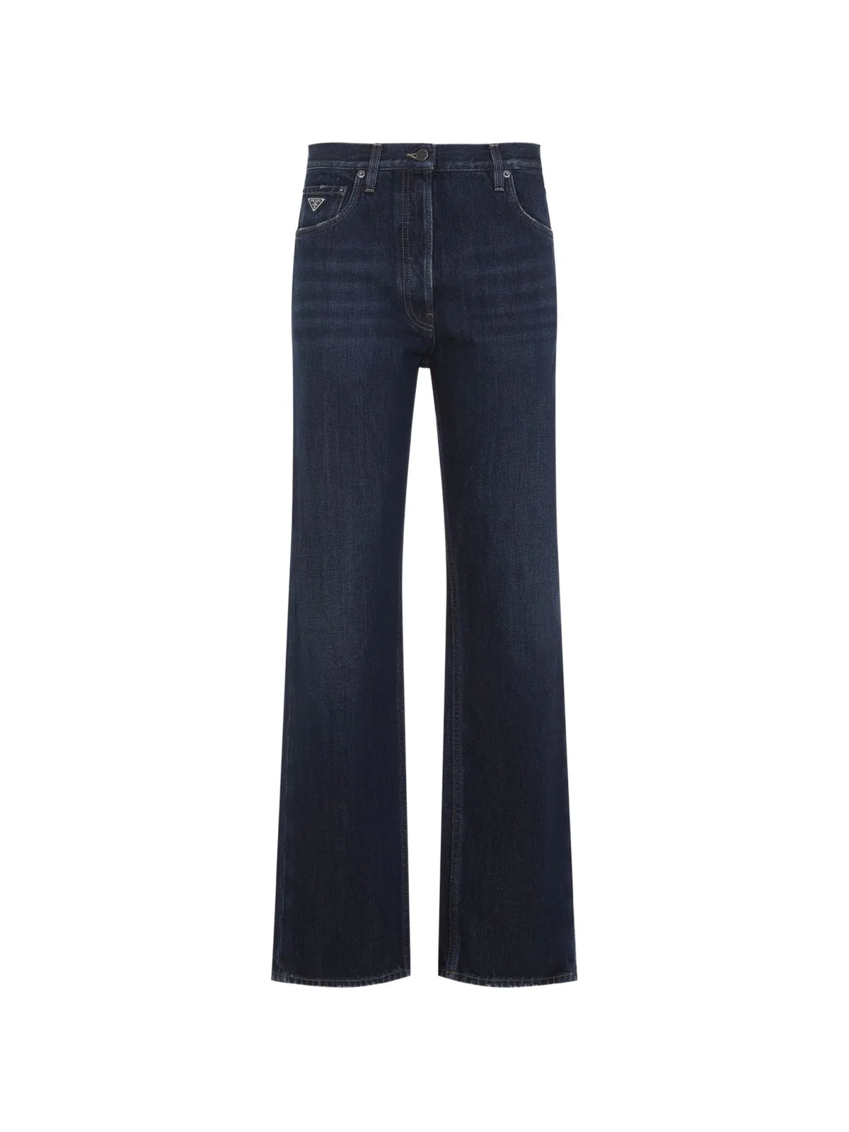 Logo-Plaque Wide-Leg Jeans