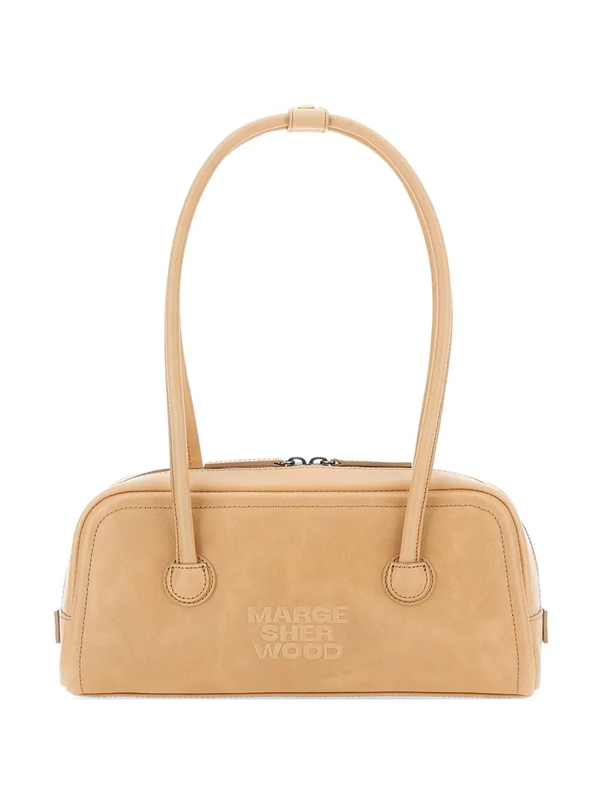 "Soft Boston Ew" Leather Bag