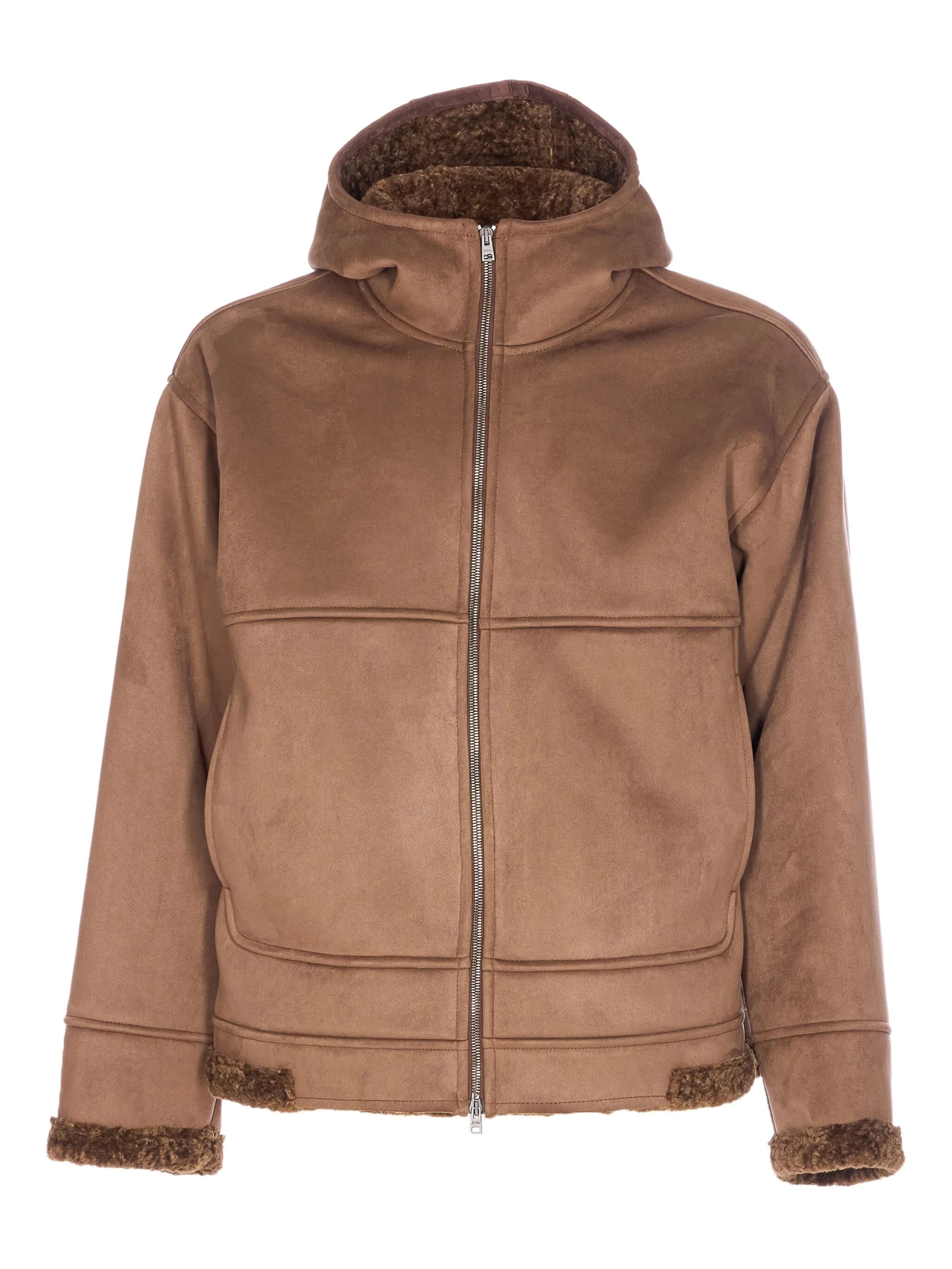 Herno Brown Wool Polyamide Short Jacket