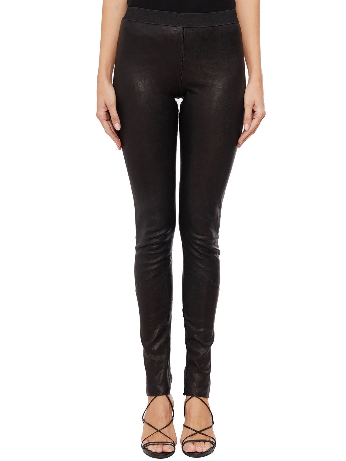 Leggings In Pelle