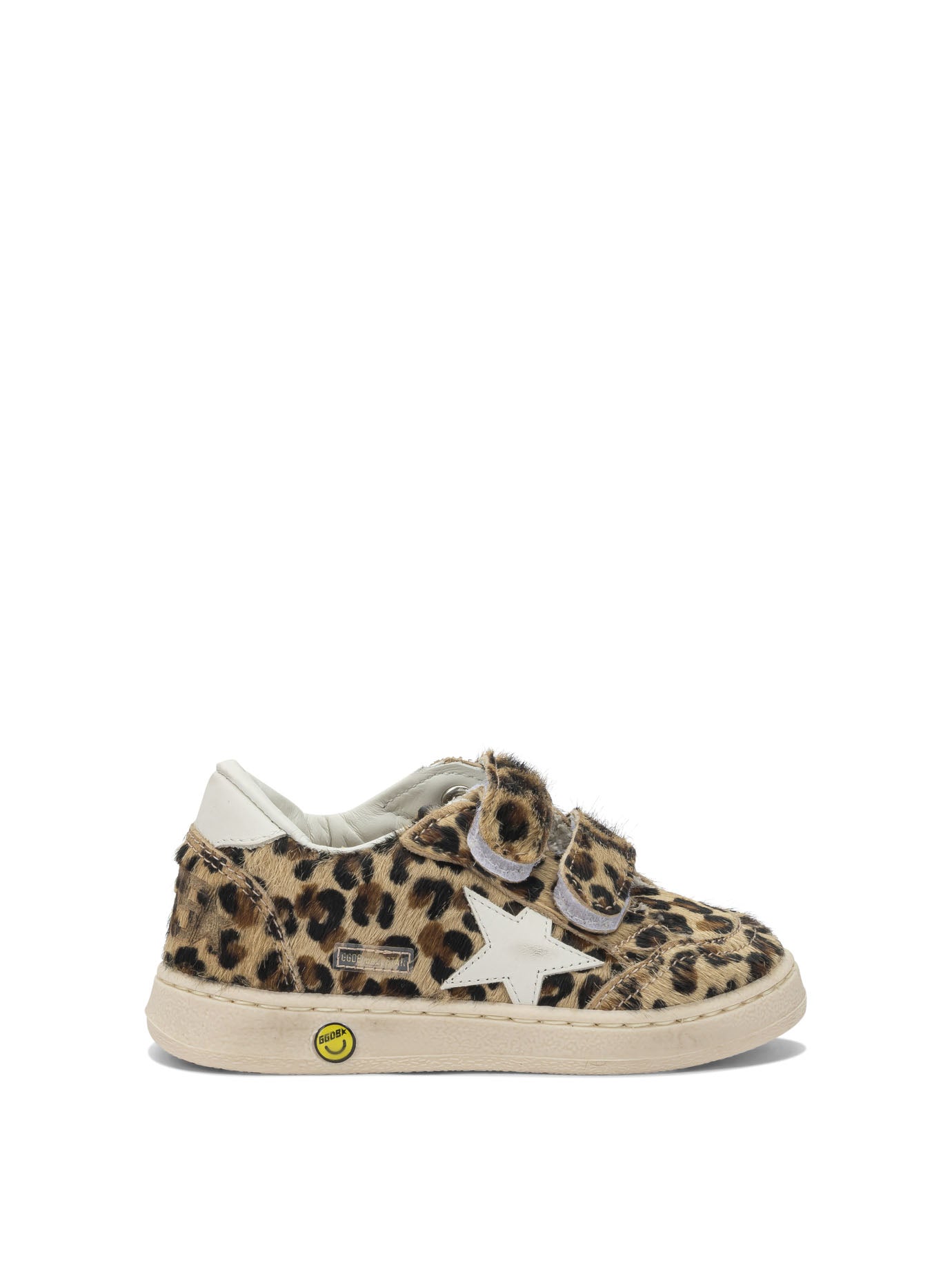Kids Brown Cow Leather Kids Sneakers