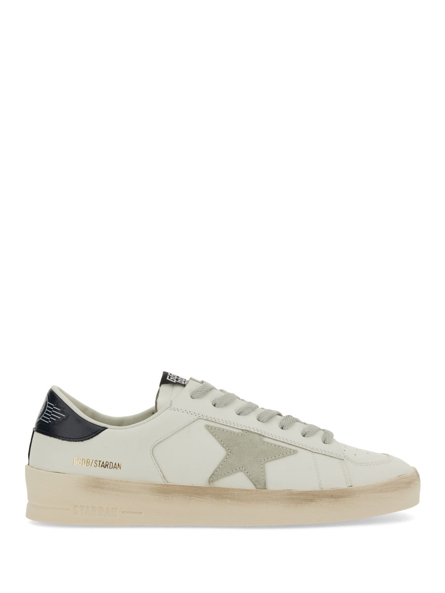 White Leather Stardan Sneakers