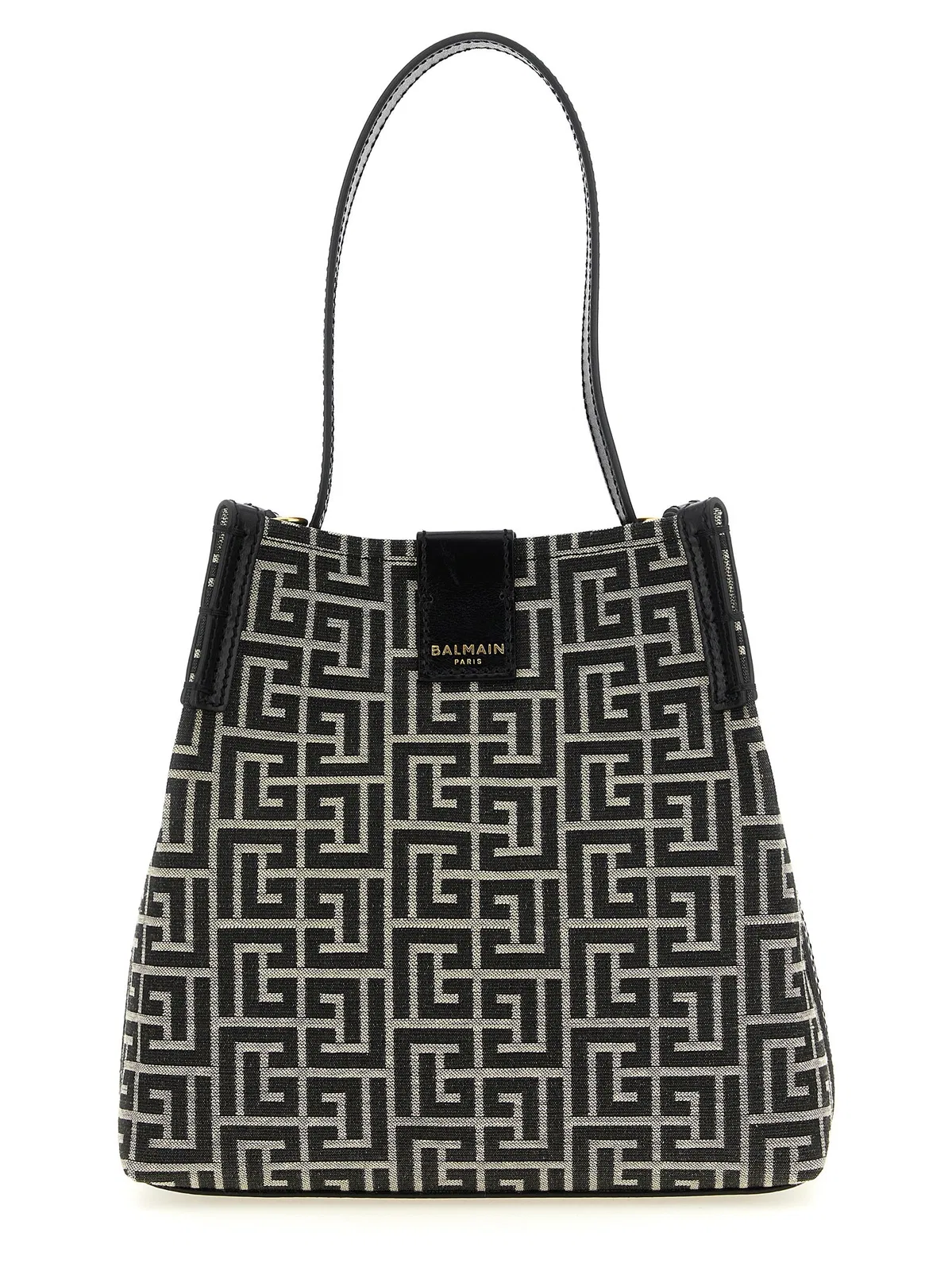 Balmain 'release' Bucket Bag In Black