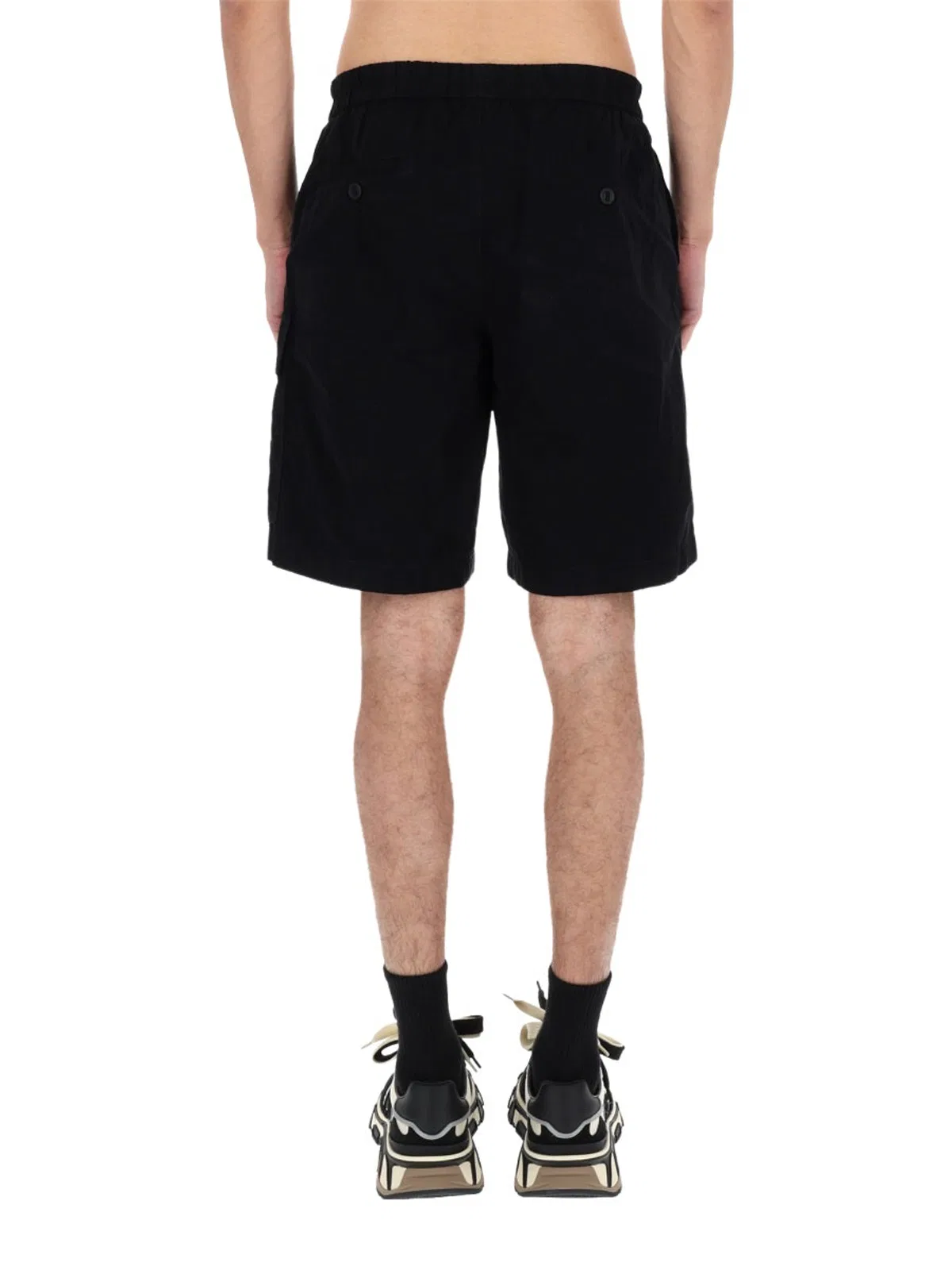 Dolce & Gabbana Cargo Shorts In Black